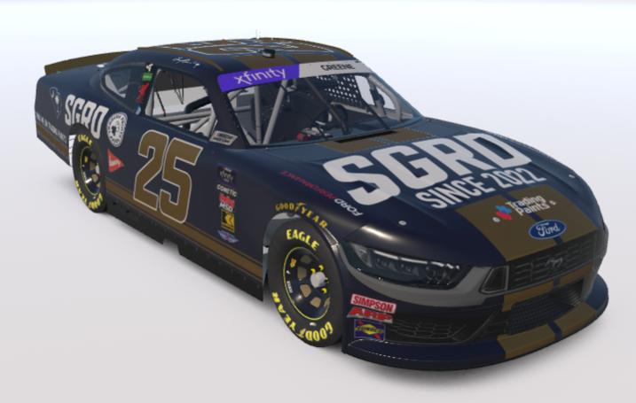 Preview of SGRD XFinity Ford Mustang Dark Horse (Sim Stamped) by Samuel Greene