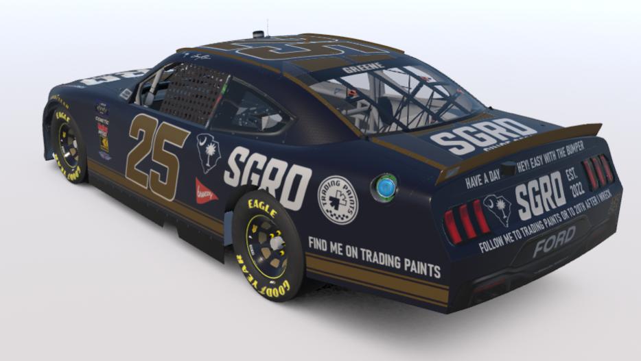 Preview of SGRD XFinity Ford Mustang Dark Horse (Sim Stamped) by Samuel Greene