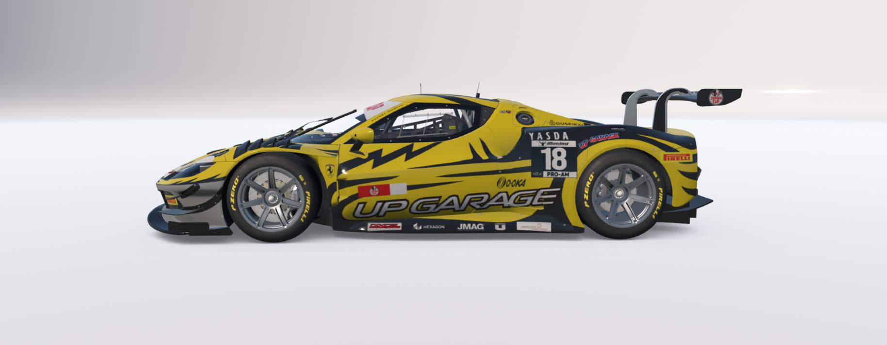Preview of TEAM UPGARAGE with ACR Ferrari296 GT3 by Kazunori Kawakami