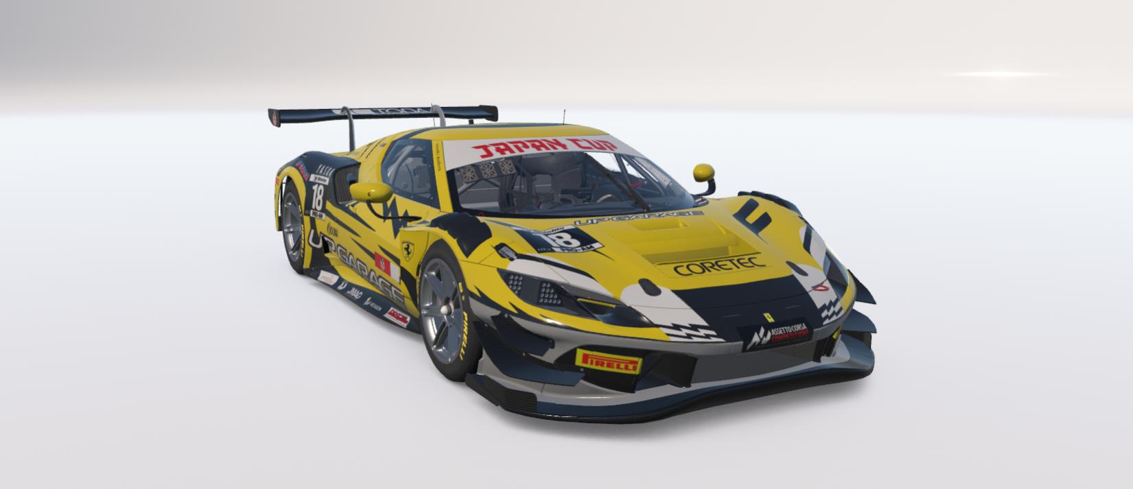 Preview of TEAM UPGARAGE with ACR Ferrari296 GT3 by Kazunori Kawakami