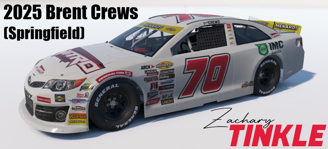 Preview of 2025 Brent Crews #70 Nitro Kart / IMC logistics by Zachary Tinkle
