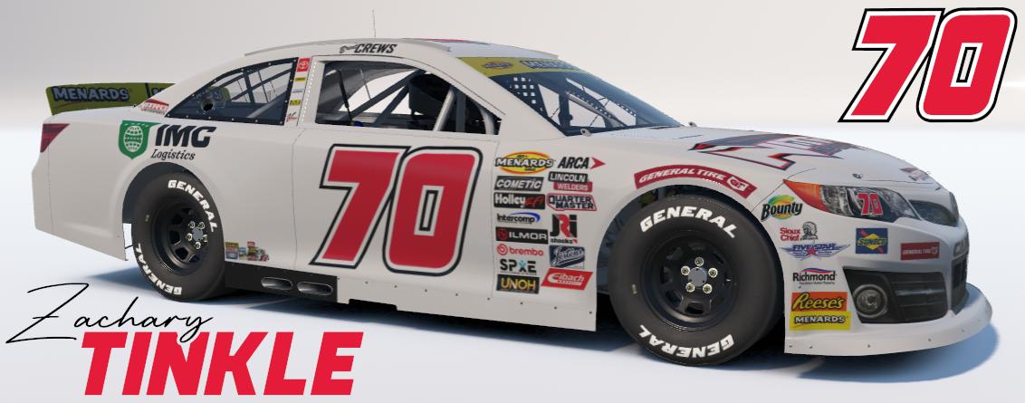Preview of 2025 Brent Crews #70 Nitro Kart / IMC logistics by Zachary Tinkle