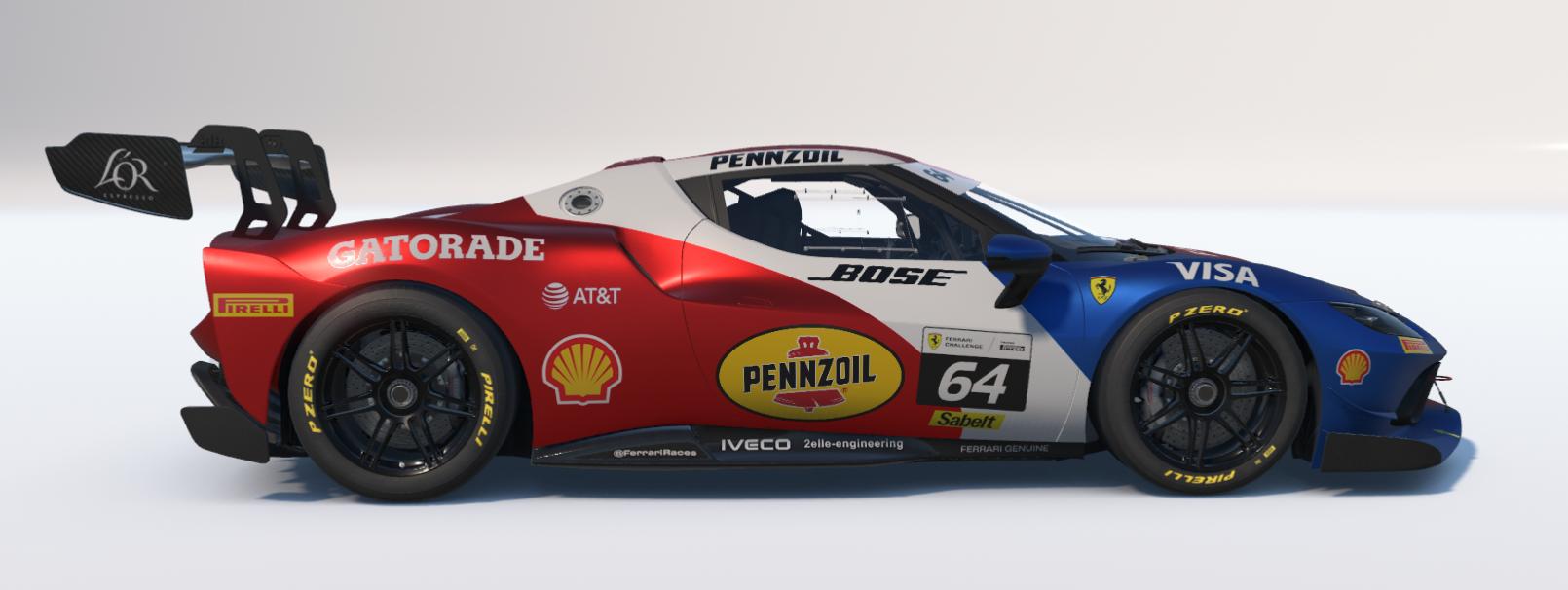 Preview of Shell Pennzoil Ferrari 296 Challenge by Ronald Lawson2