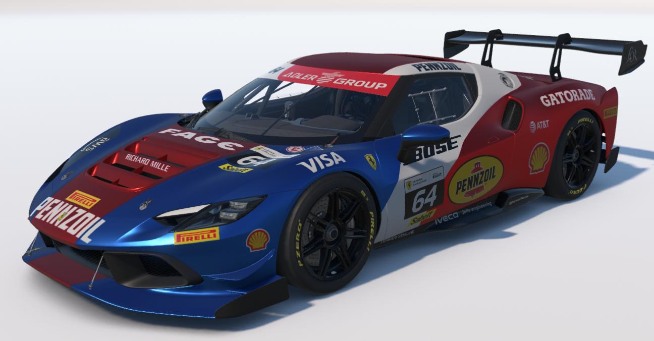 Preview of Shell Pennzoil Ferrari 296 Challenge by Ronald Lawson2