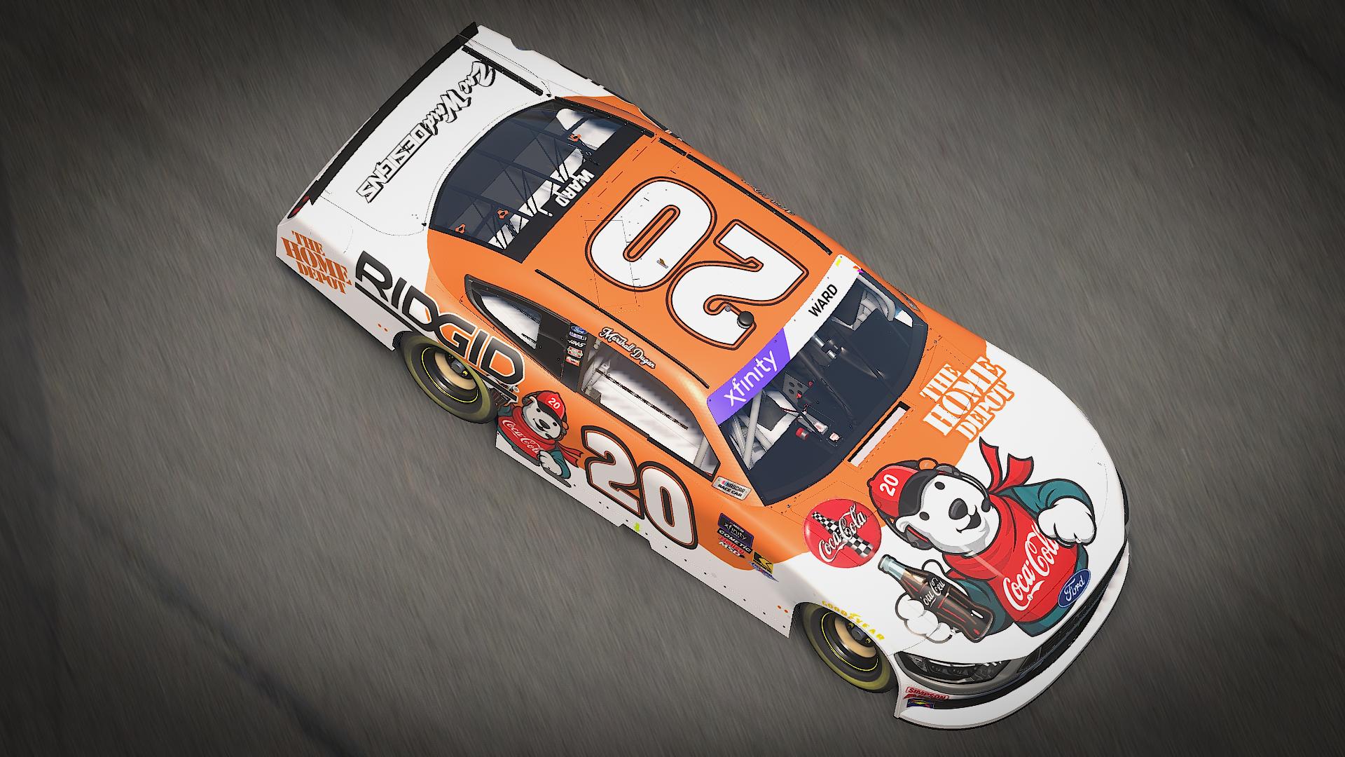 Preview of Marshall Dugan Home Depot/Coke Mustang by zachary W.