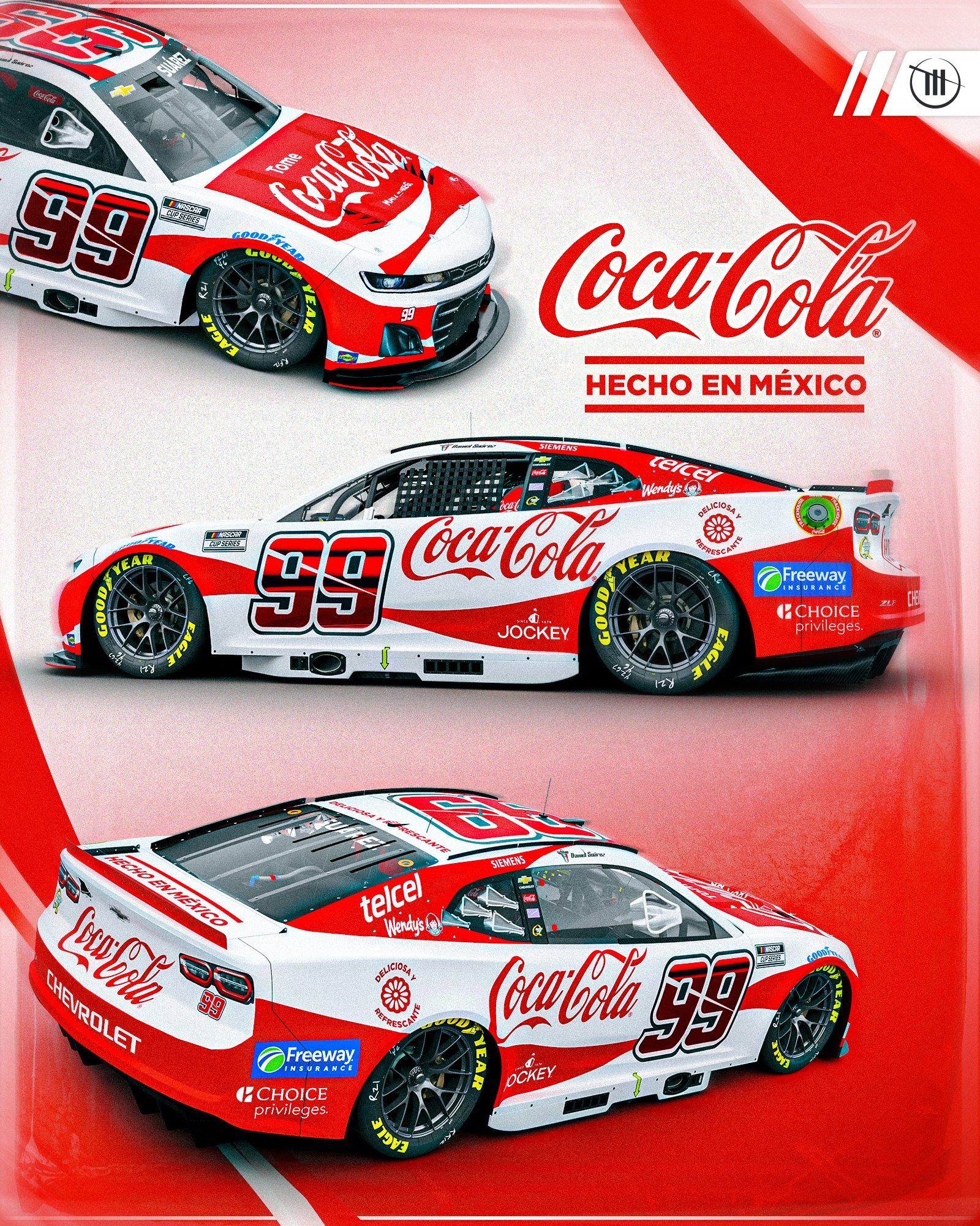 2025 #99 Daniel Suarez Coca-Cola Daytona-2 by Eric McFarland