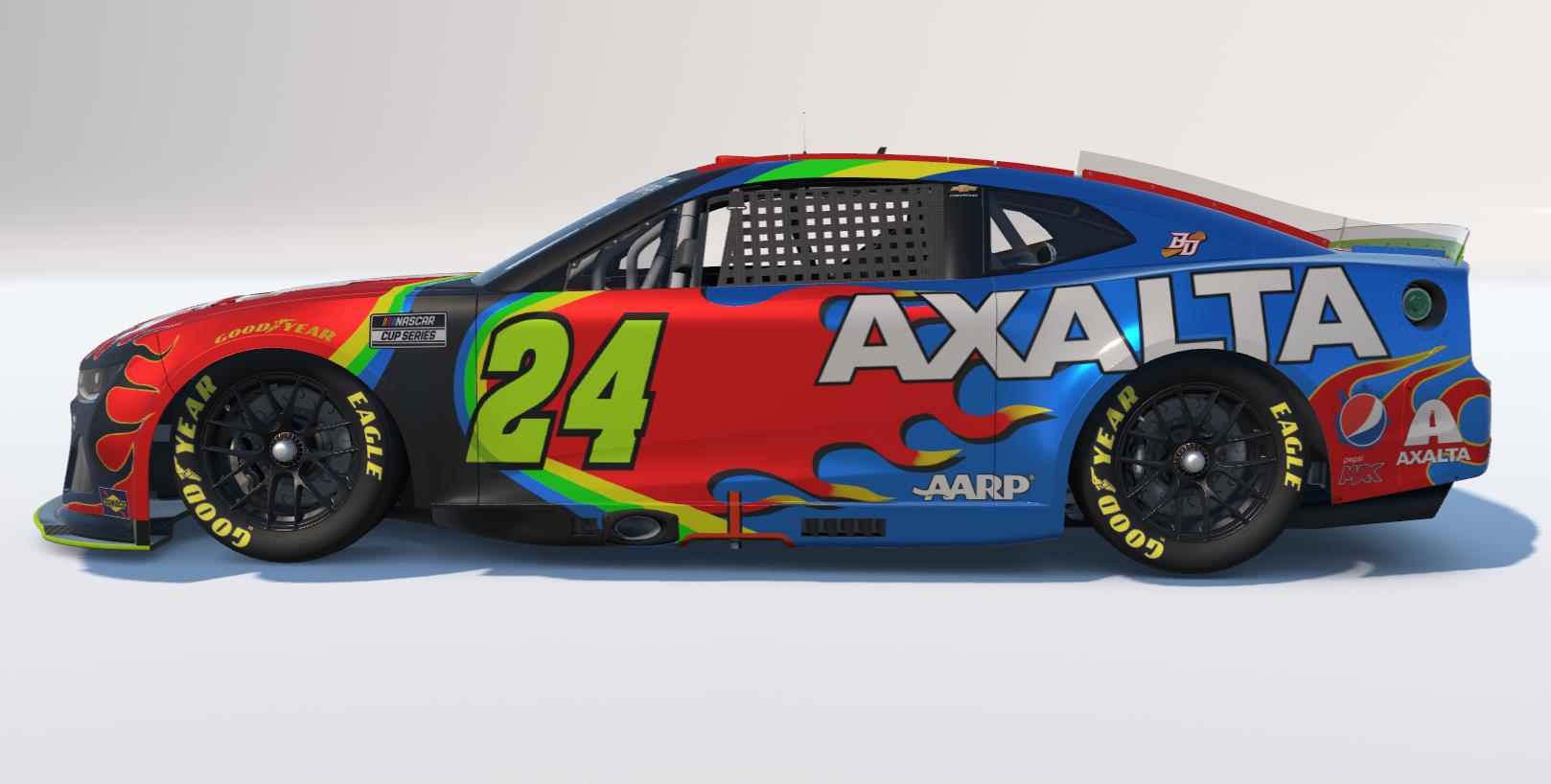 Preview of Jeff Gordon Sam Bass Concept Sim Stamped by Luke Breitschopf