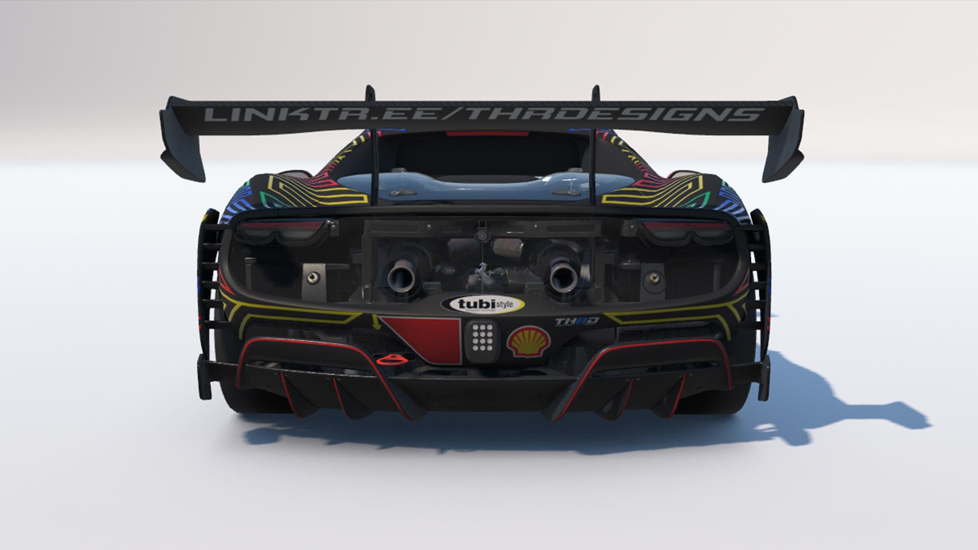 Preview of Line Art Ferrari 296 Challenge by Tilen Horvat