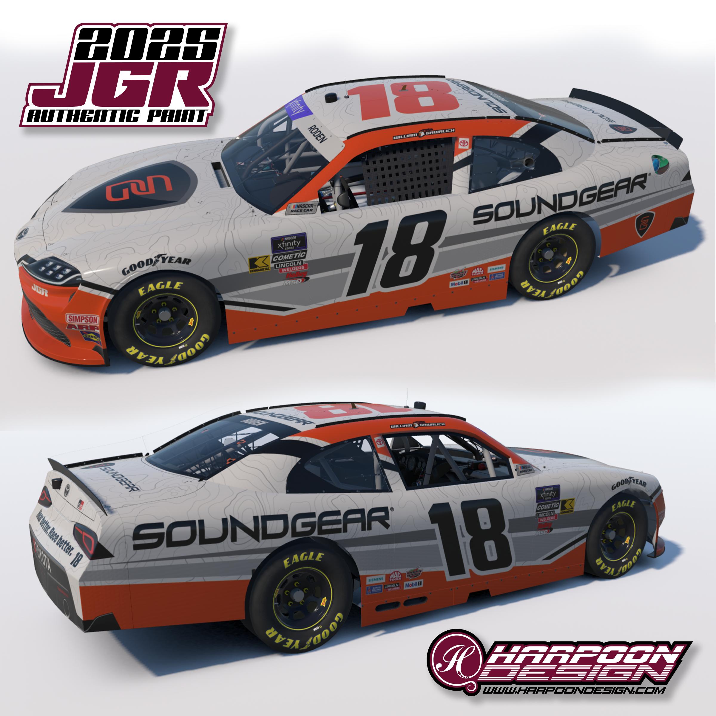 Preview of 2025 William Sawalich Soundgear White by Brantley Roden