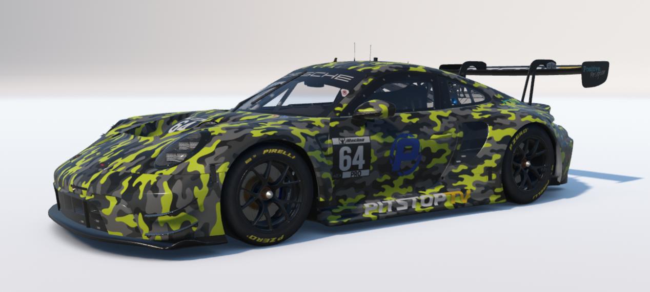 Preview of Mark Bouley Veterans Porsche 992 - Default Decals by Dave Wressell