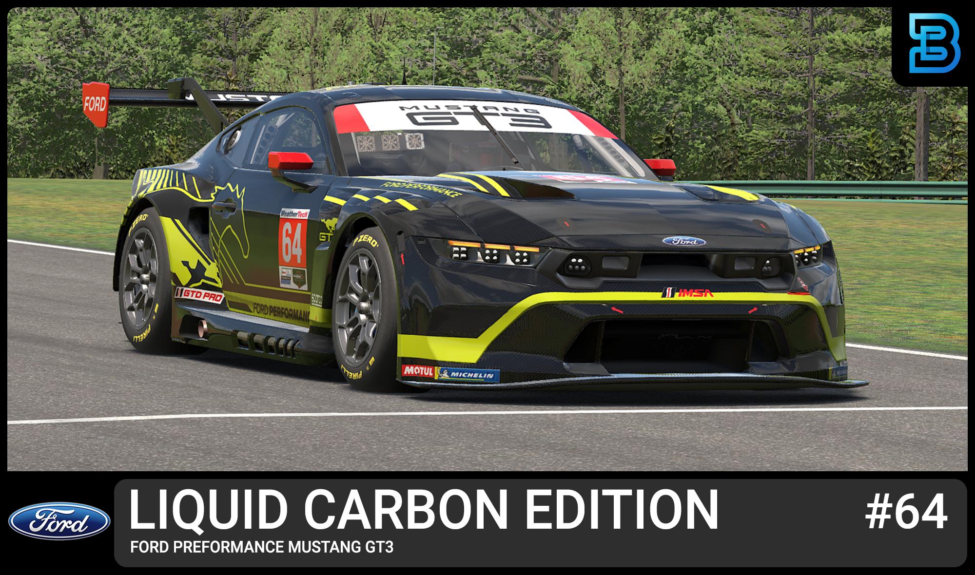 Preview of Mustang GT3 Liquid Carbon Edition #64 by Bryan Westerveld