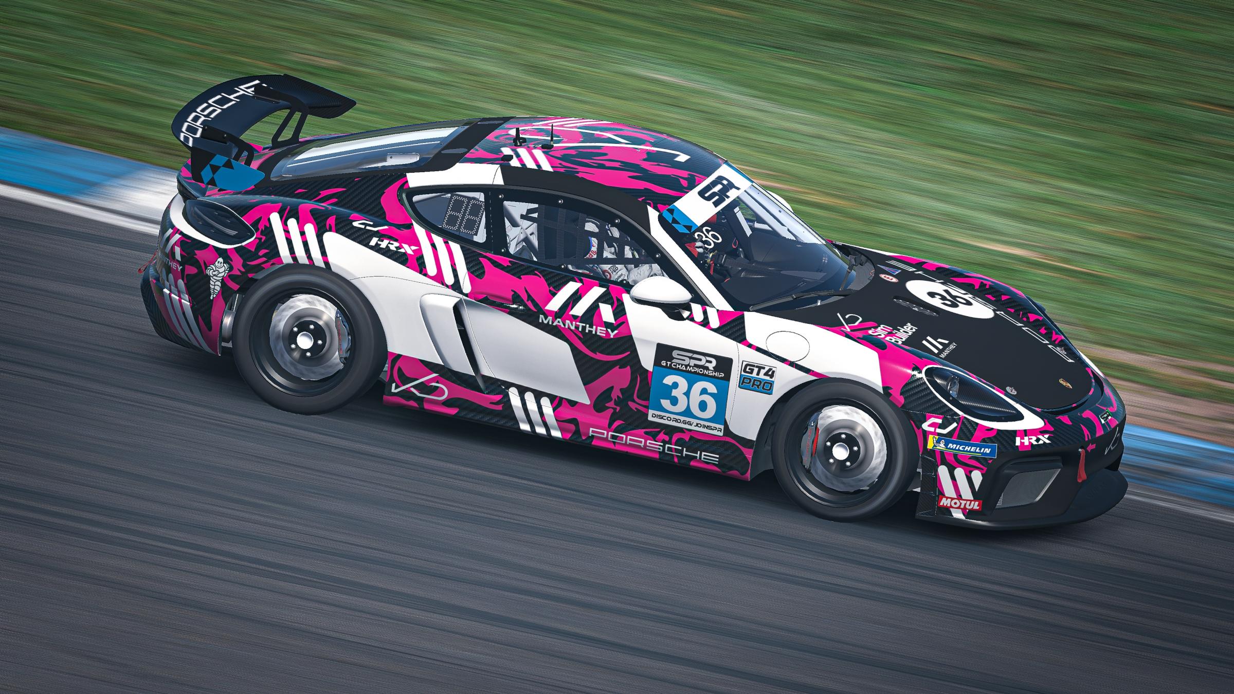 Preview of Kaguya 2025 Cayman GT4 SPR Championship Livery by Mark D Reed