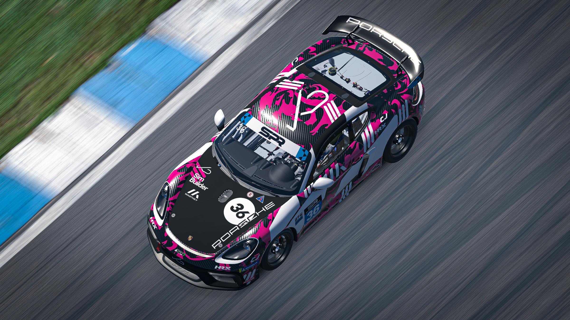 Preview of Kaguya 2025 Cayman GT4 SPR Championship Livery by Mark D Reed