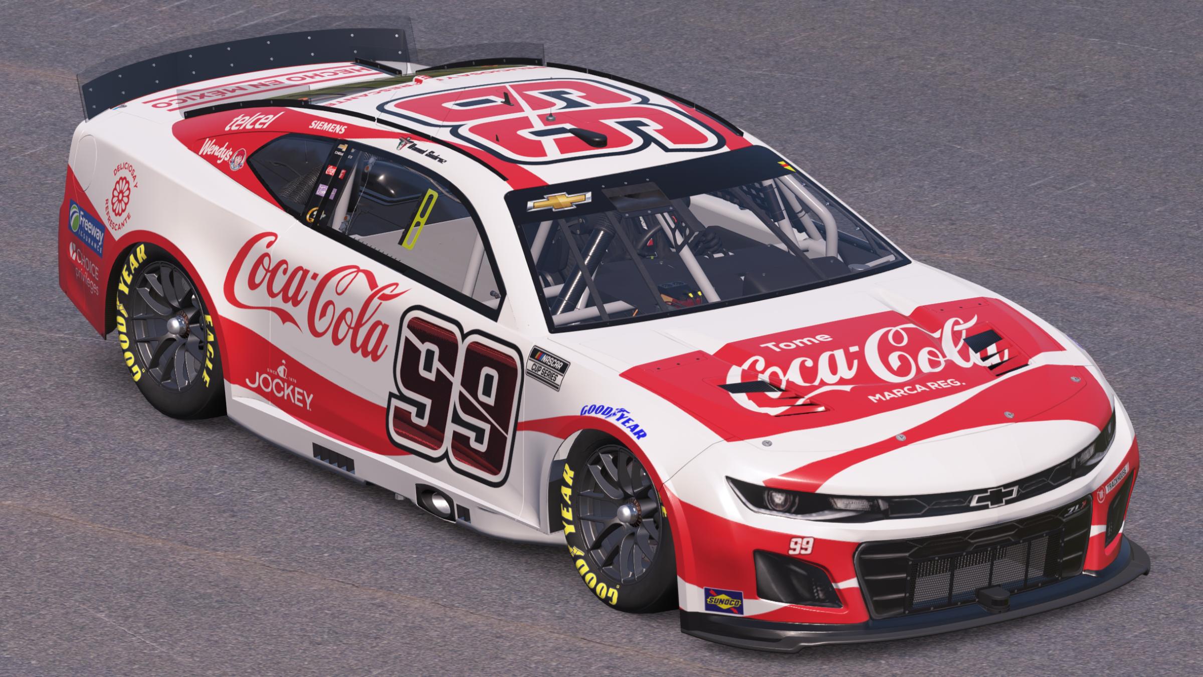 Preview of Daniel Suárez Trackhouse Racing Coca-Cola Hecho en México by Mick J.