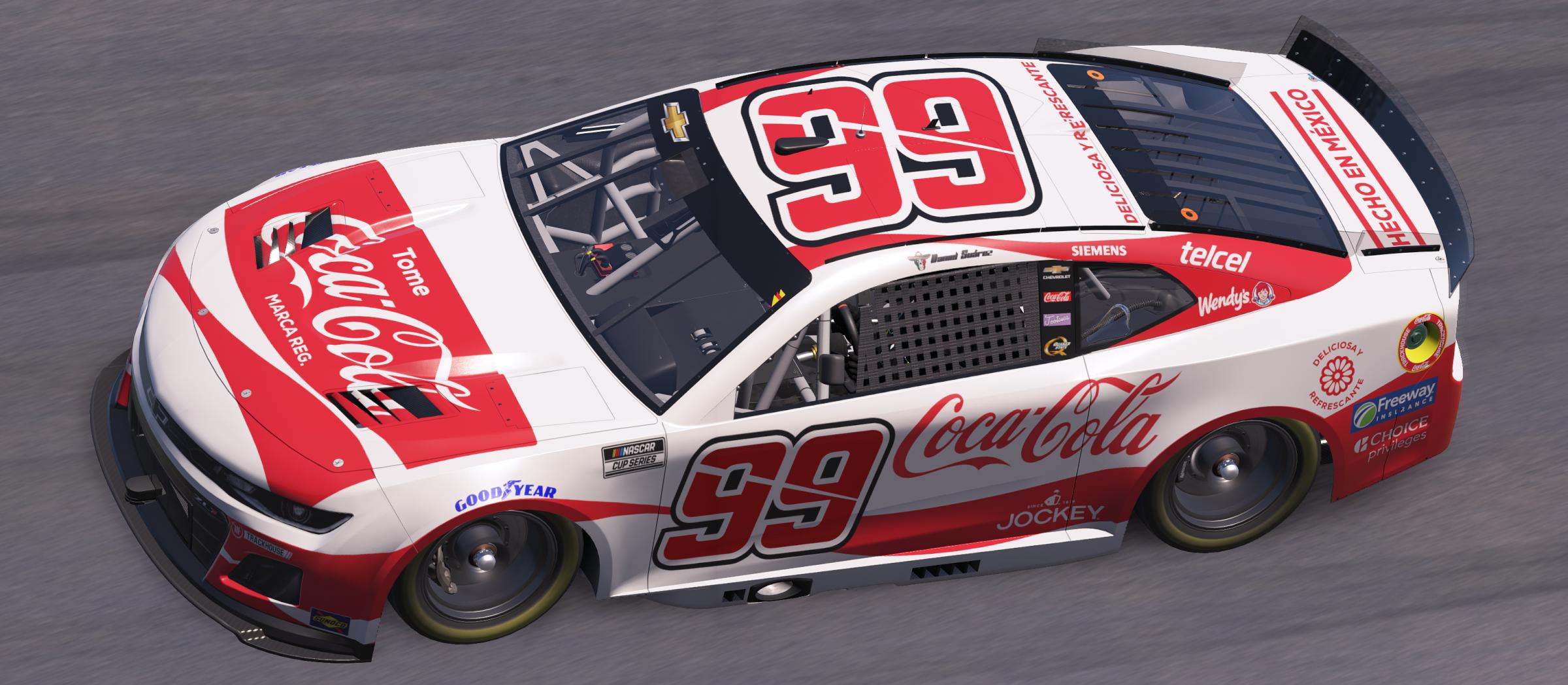 Preview of Daniel Suárez Trackhouse Racing Coca-Cola Hecho en México by Mick J.