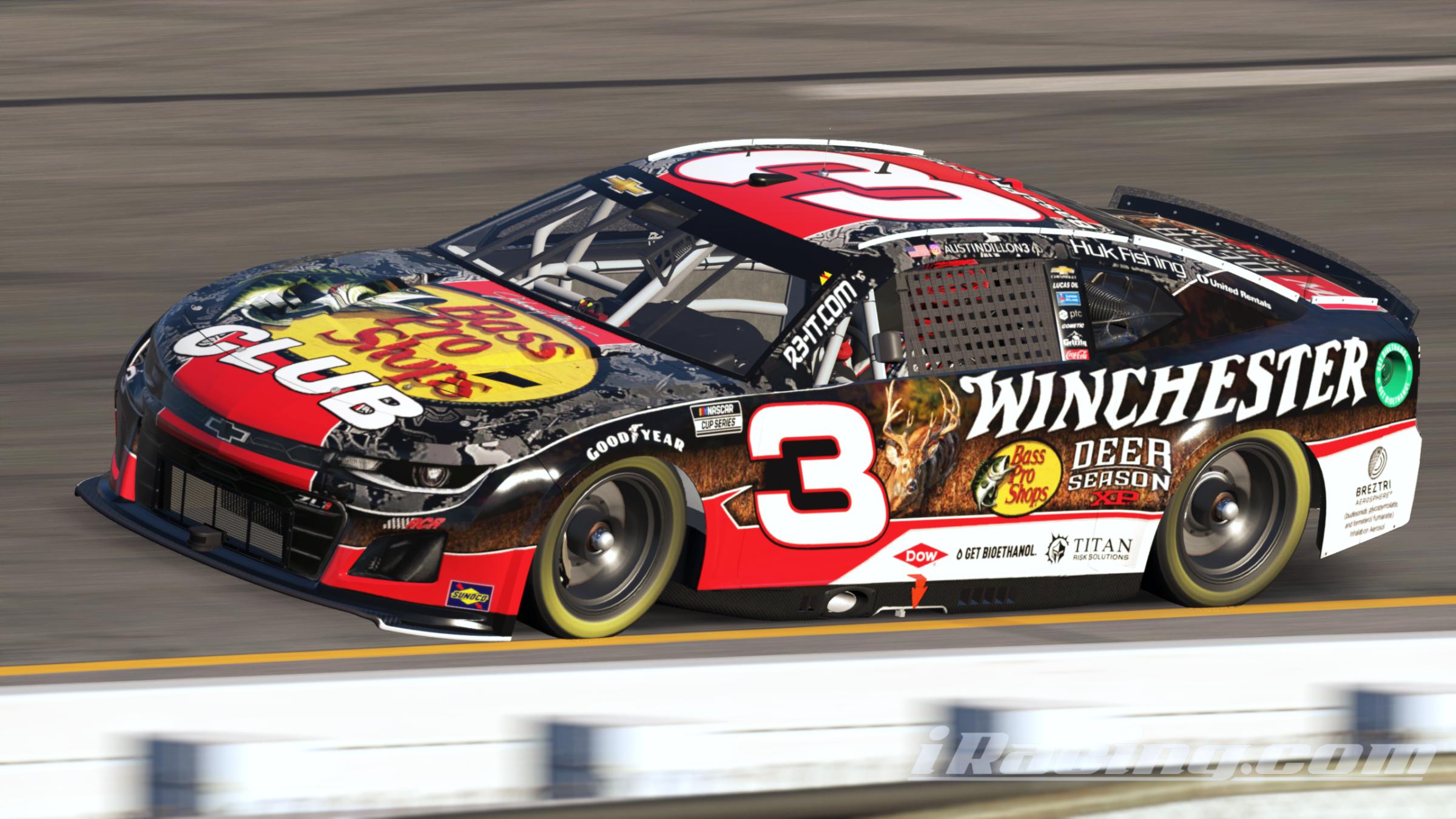 Preview of Austin Dillon 2025 Bass Pro/Winchester Richmond (Custom #) by Gary P.