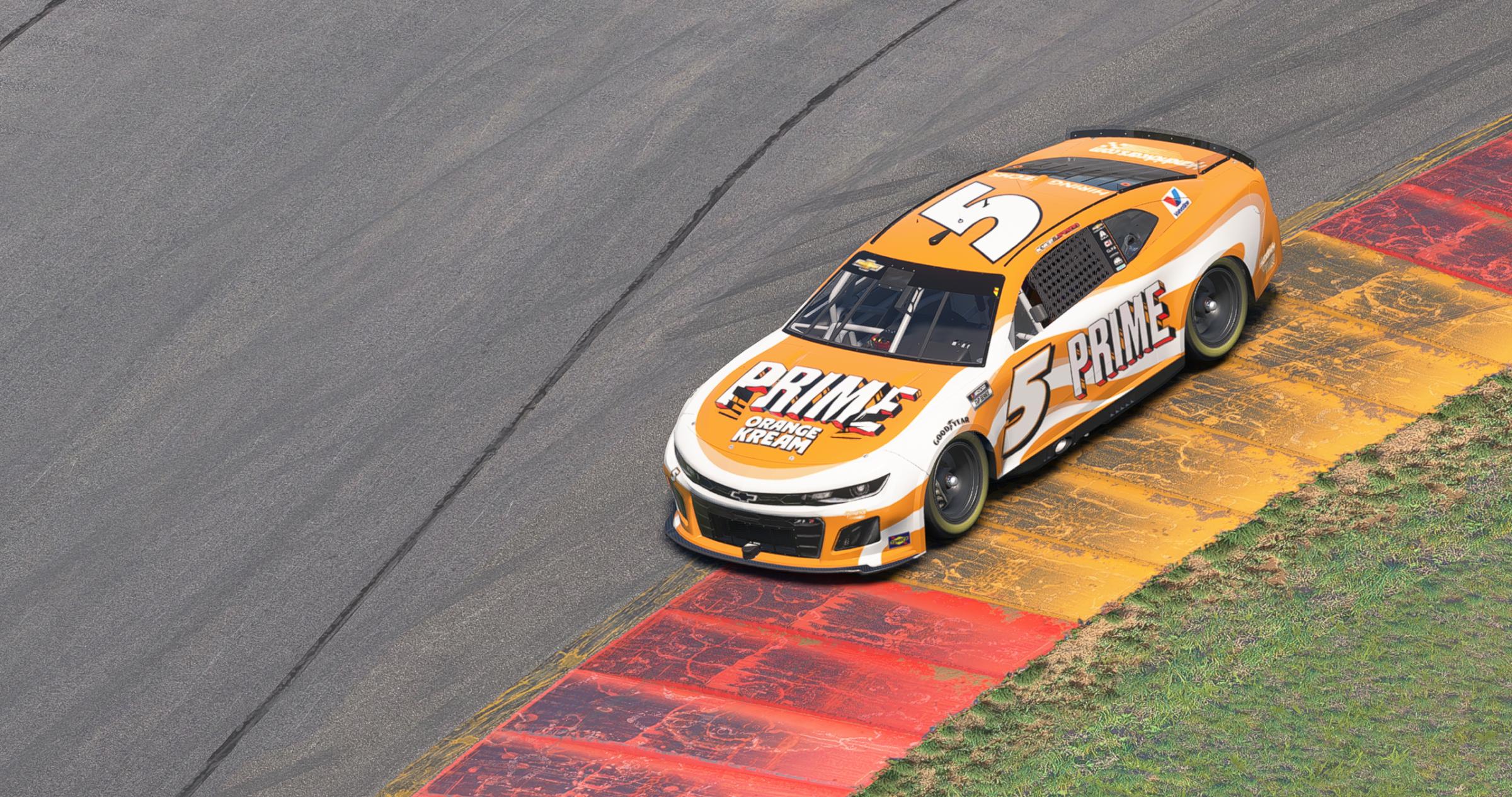 Preview of 2025 Kyle Larson #5 PRIME Orange Kream Chevrolet Camaro ZL1 (Concept)  by Andrew Abbott3