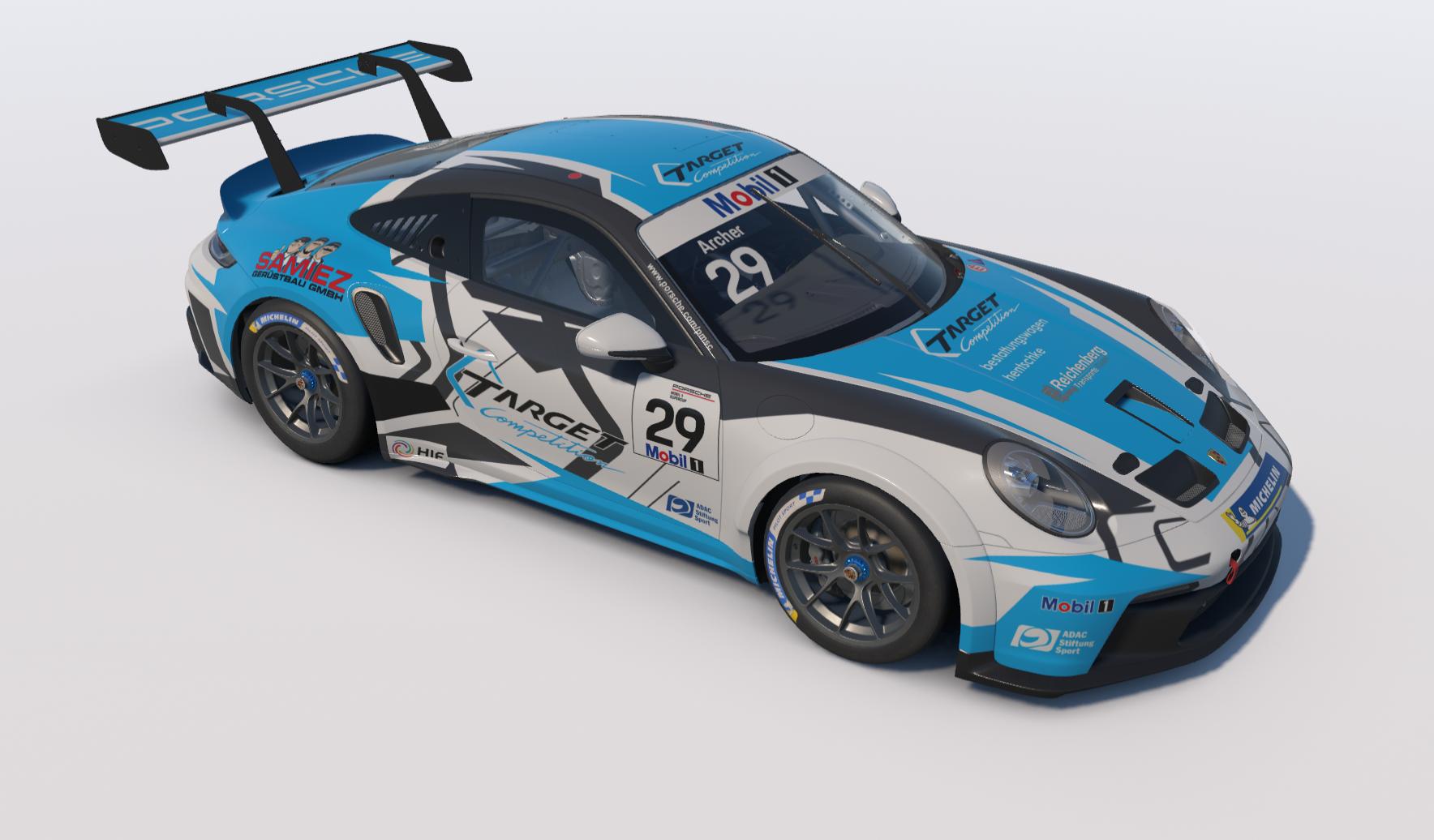 Preview of Janne Stiak Car #29 Target Competition - 2025 Porsche Mobil1 Supercup by Keith Archer