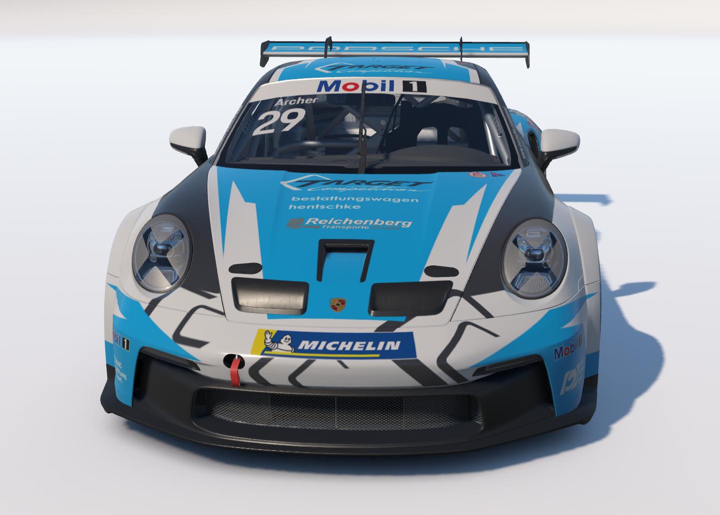 Preview of Janne Stiak Car #29 Target Competition - 2025 Porsche Mobil1 Supercup by Keith Archer