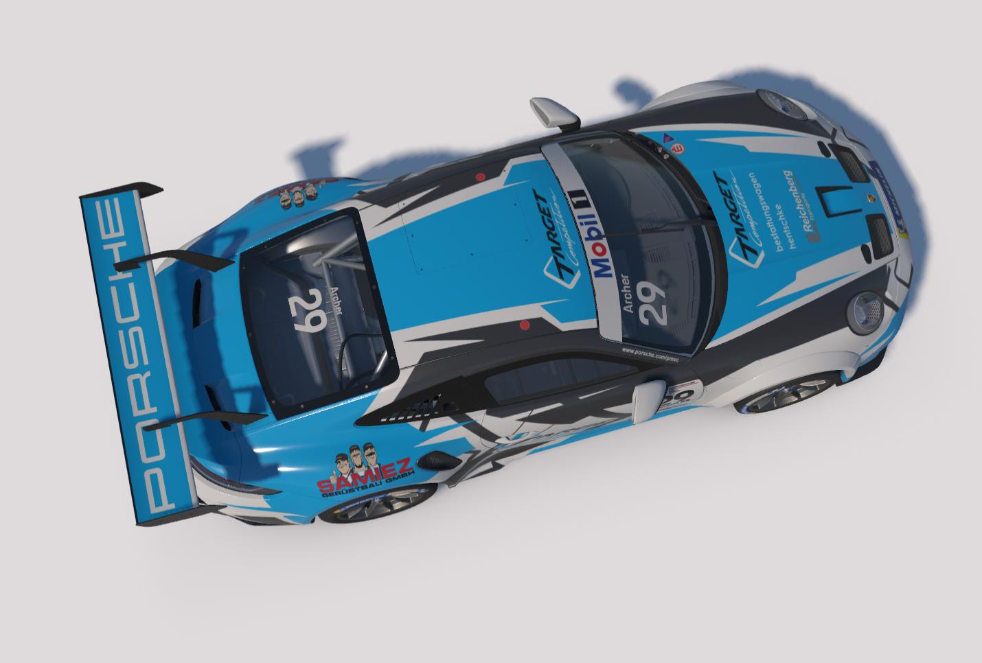 Preview of Janne Stiak Car #29 Target Competition - 2025 Porsche Mobil1 Supercup by Keith Archer