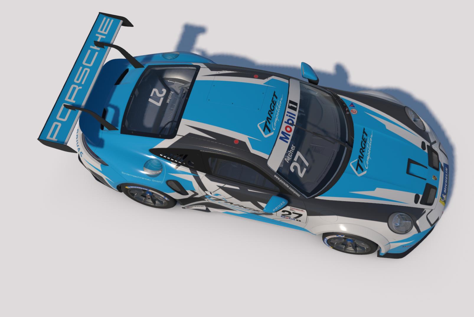 Preview of Alexander Tauscher Car #27 Target Competition - 2025 Porsche Mobil1 Supercup by Keith Archer