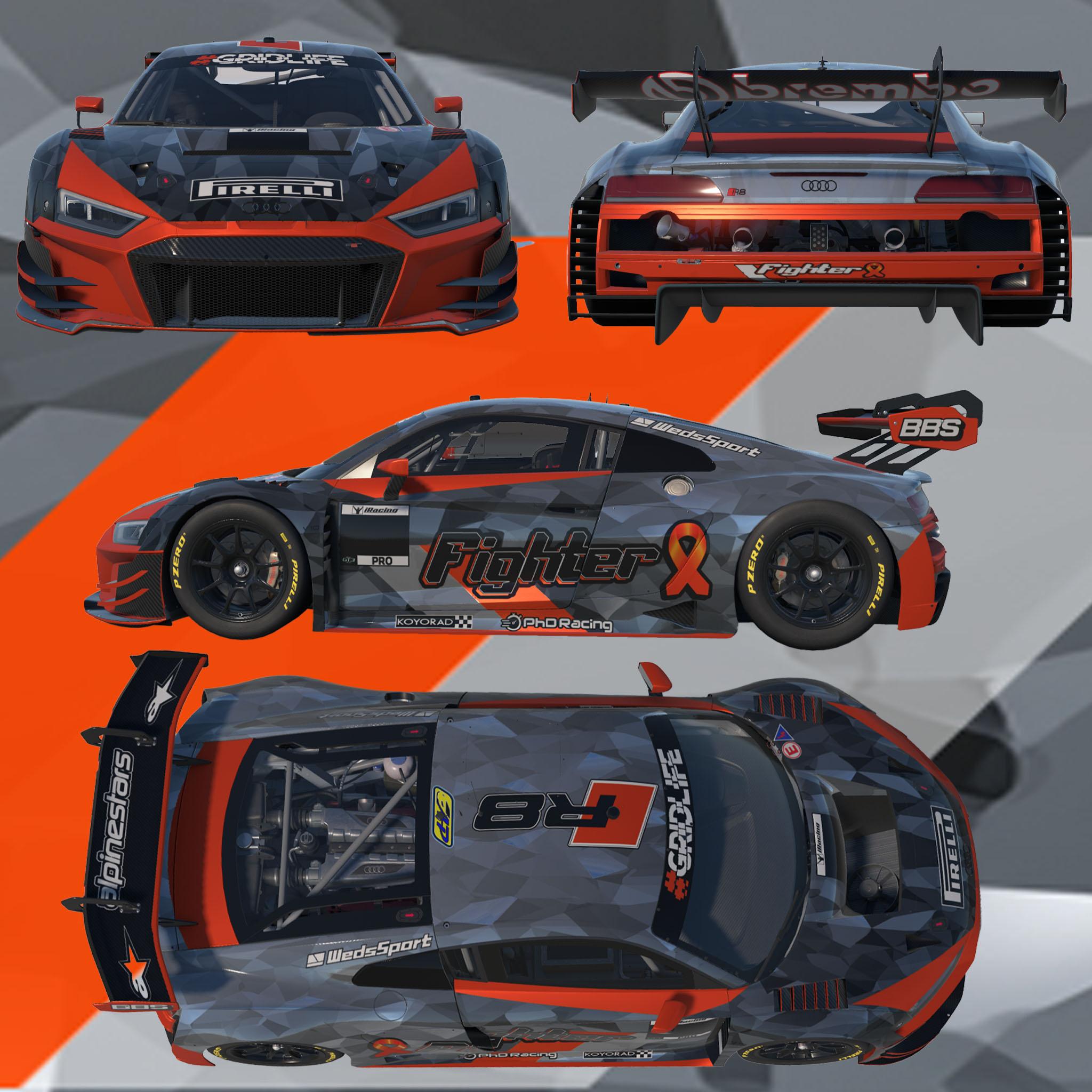 Preview of Chrome Diamond Orange MS Fighter by Alan Purser