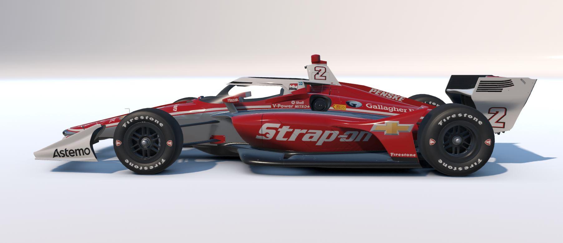 Preview of 2025 Strap-on car (Milwaukee 250 - Josef Newgarden) by Jackson Robillard