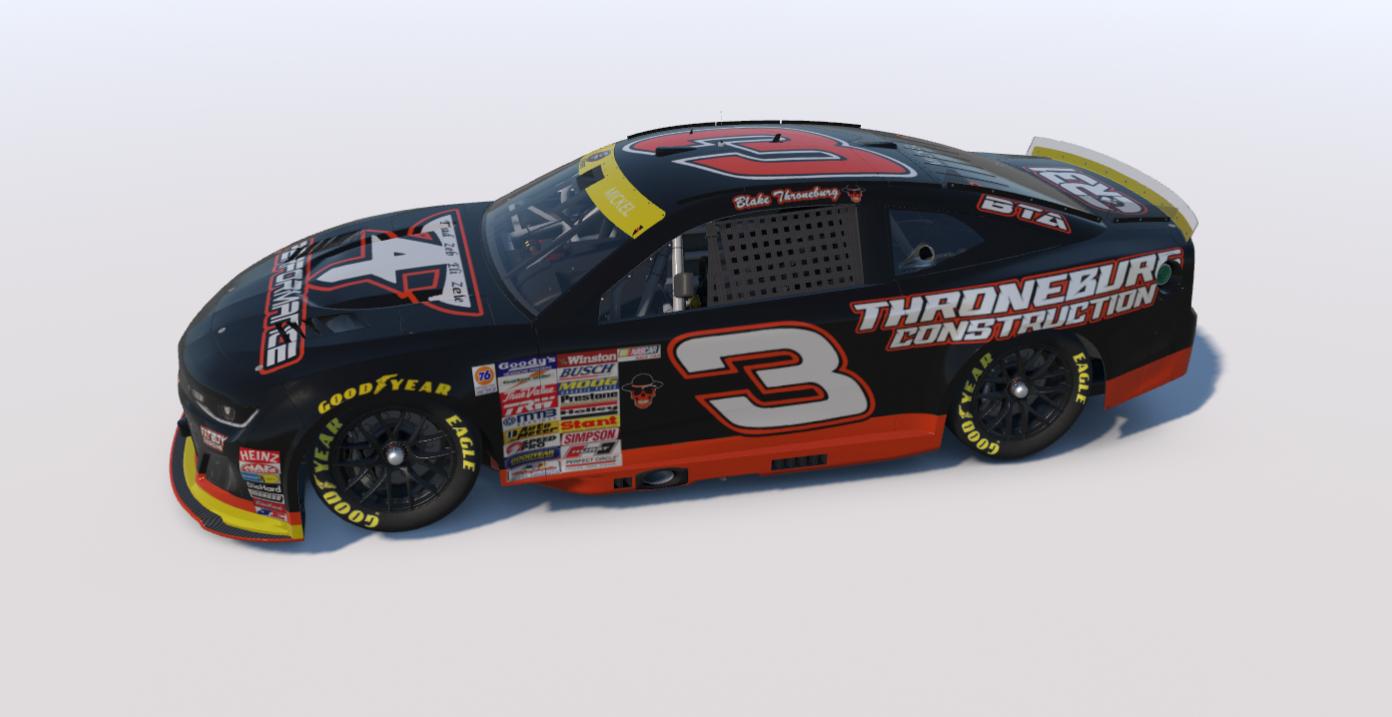 Preview of Blake black orange Next Gen Chevrolet playoff banner by Brant Mickel