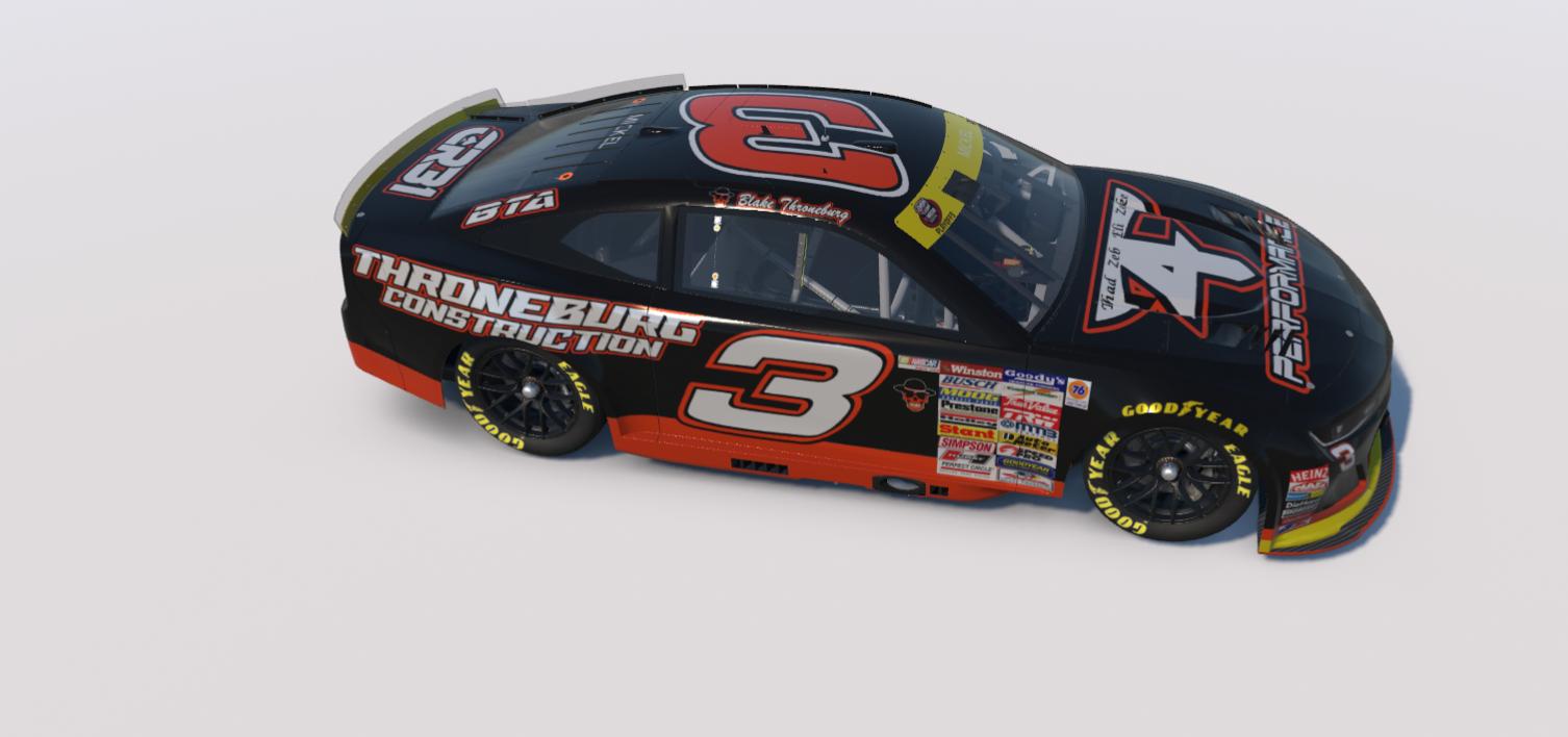 Preview of Blake black orange Next Gen Chevrolet playoff banner by Brant Mickel