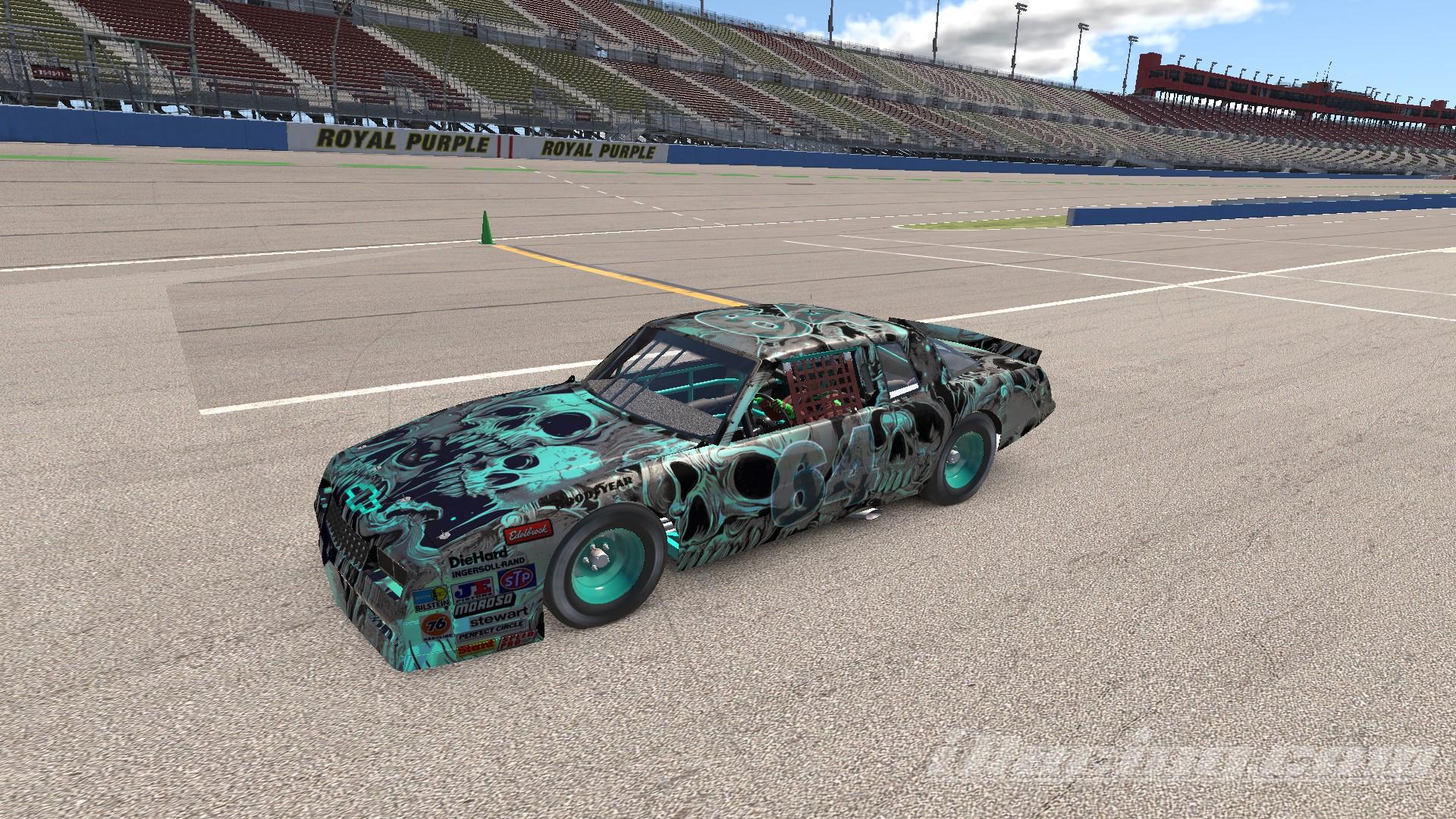 Preview of chevy 87 blue skulls by Josh Most