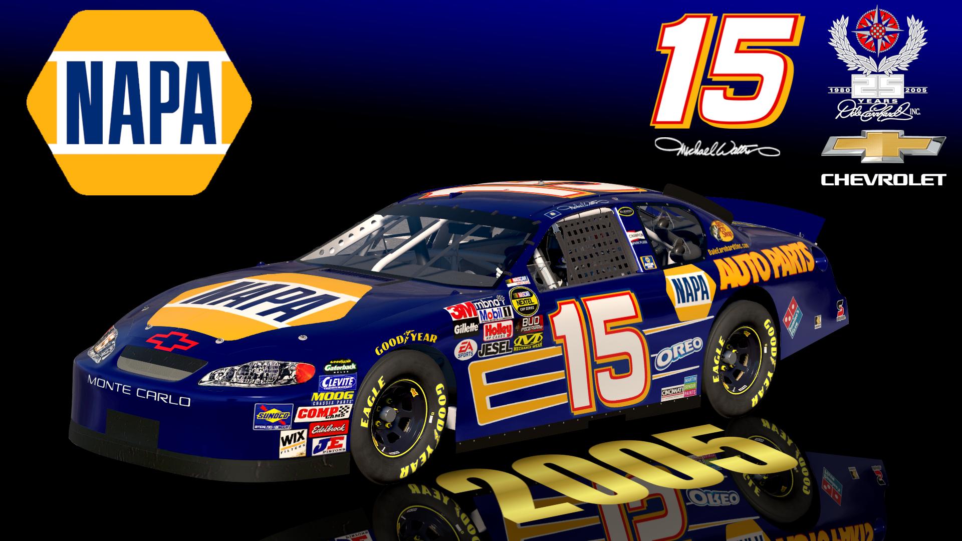 Preview of (SS) 2005 #15 Michael Waltrip NAPA Chevrolet Monte Carlo by Christian Budd