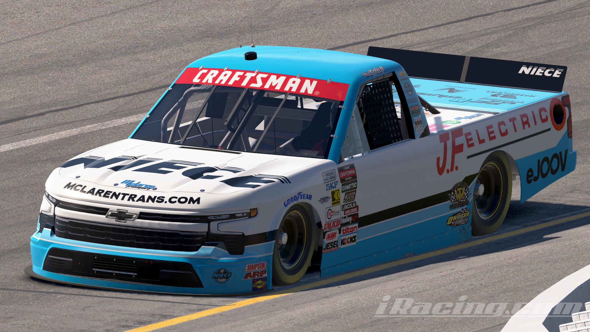 Preview of 2025 Matt Gould Niece Equipment Co-Branded Chevrolet Silverado RST (No Numbers) by Leighton B Sibille