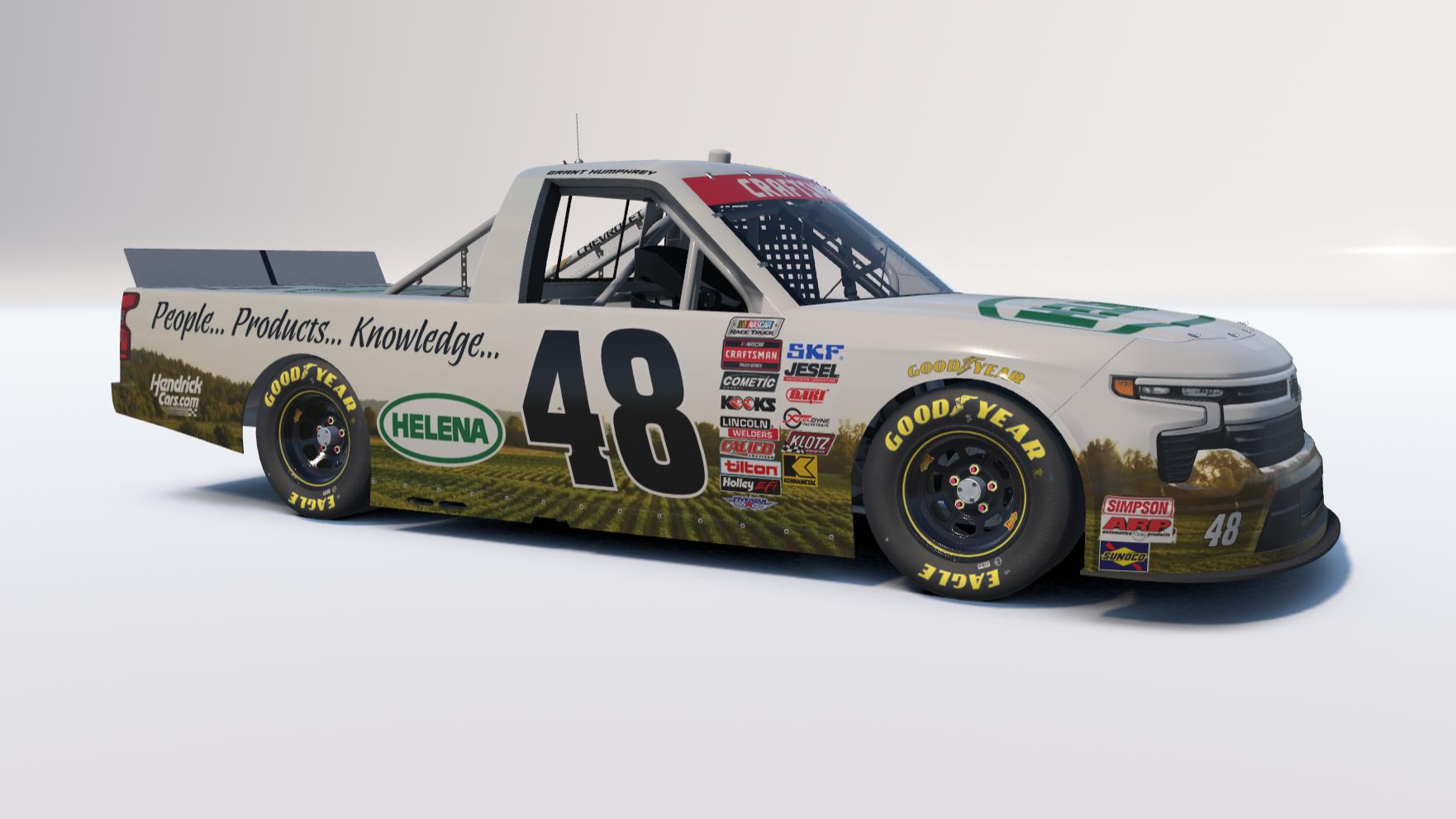Preview of 2025 Grant Humphrey #48 Helena Chevrolet Silverado by Tyler Humphrey