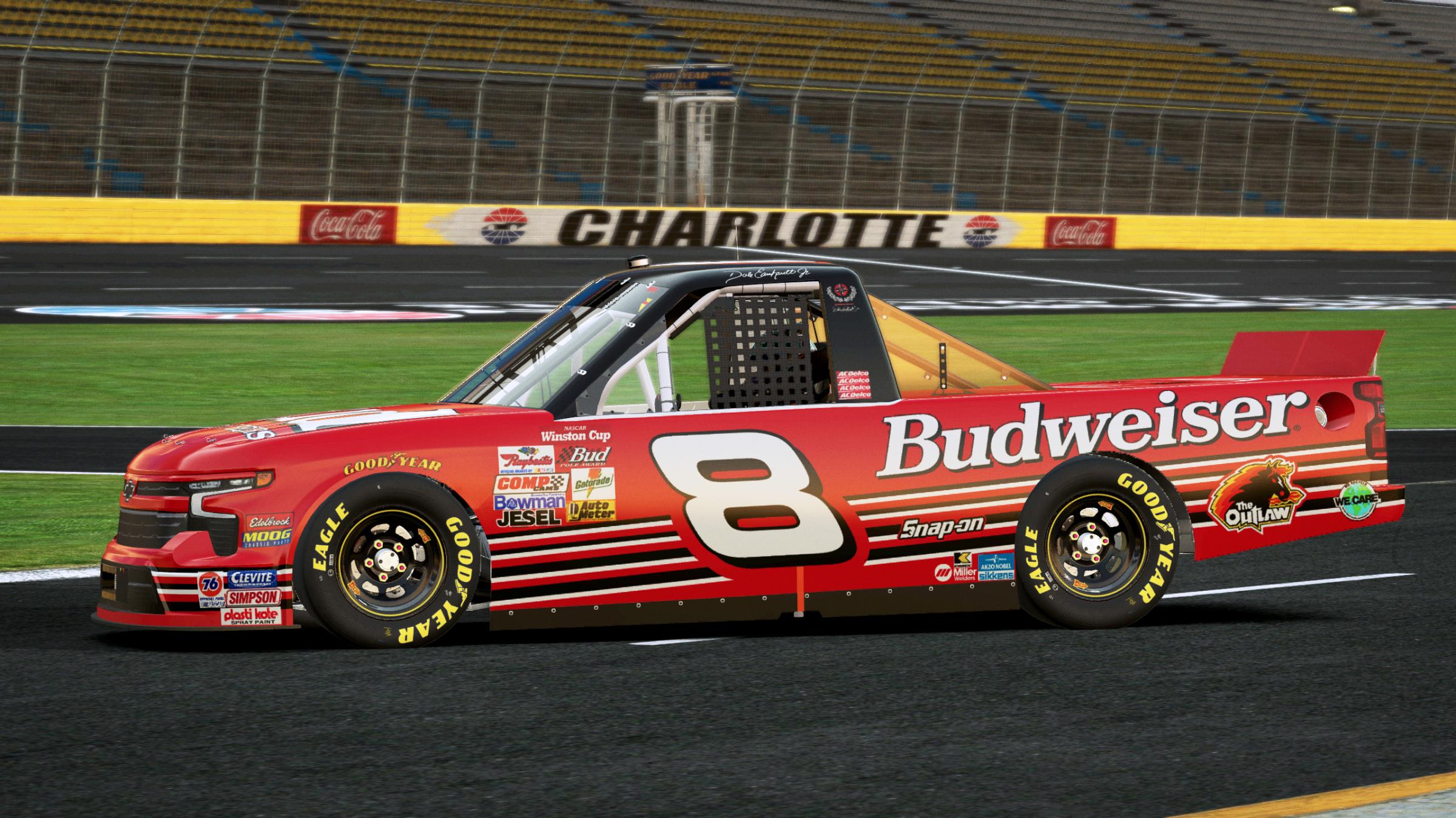 Preview of Dale Earnhardt Jr. - 1999 Coke 600 Budweiser - Sim-Stamped by Nicholas G.
