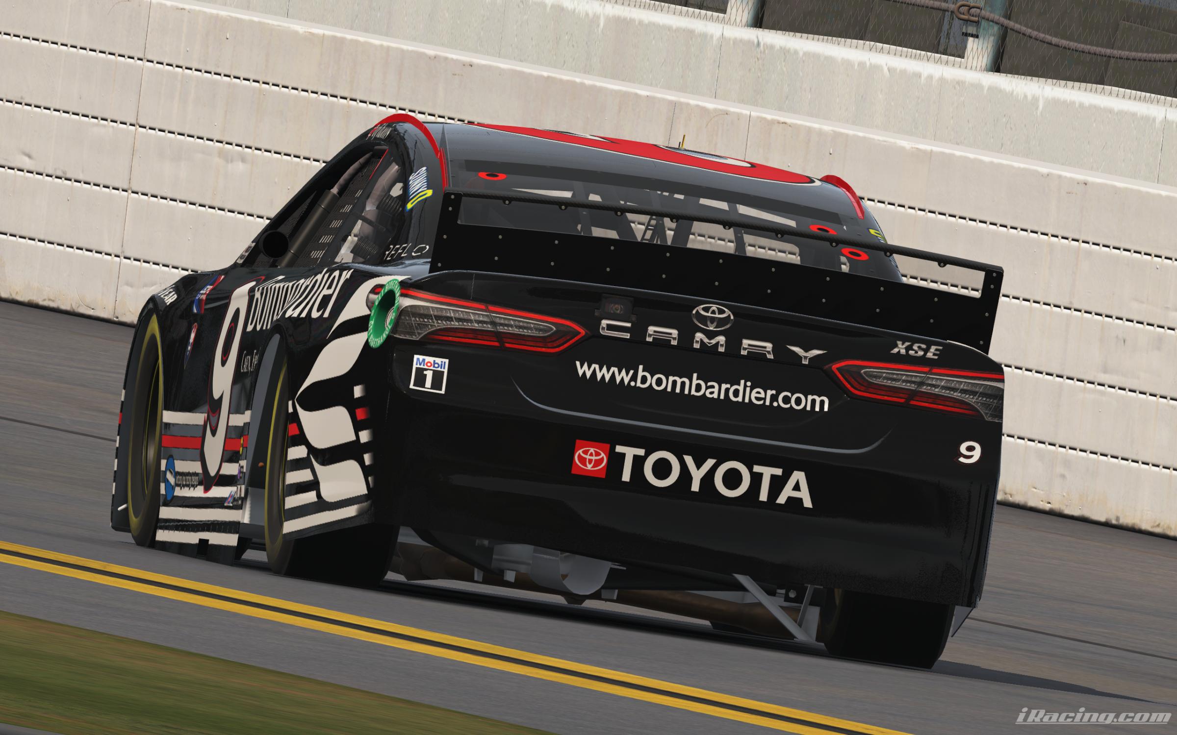 Preview of #9 - DJ Harris Bombardier "SM Caen 24/25 Away" Toyota Camry by Darrel Harris