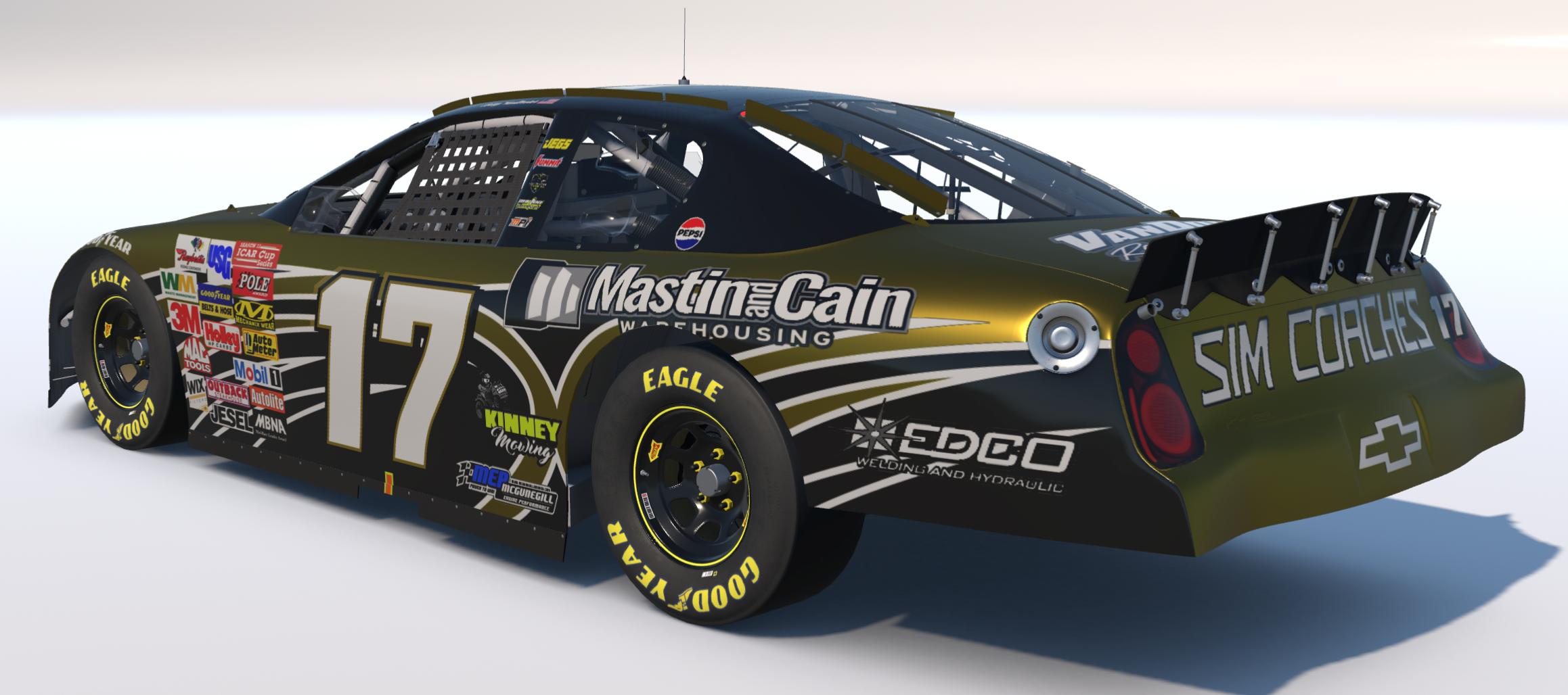 Preview of Billy Vanmeters #17 ICAR Gen 4 Monte Carlo Circle City Speedway Scheme by Kendrick Hom