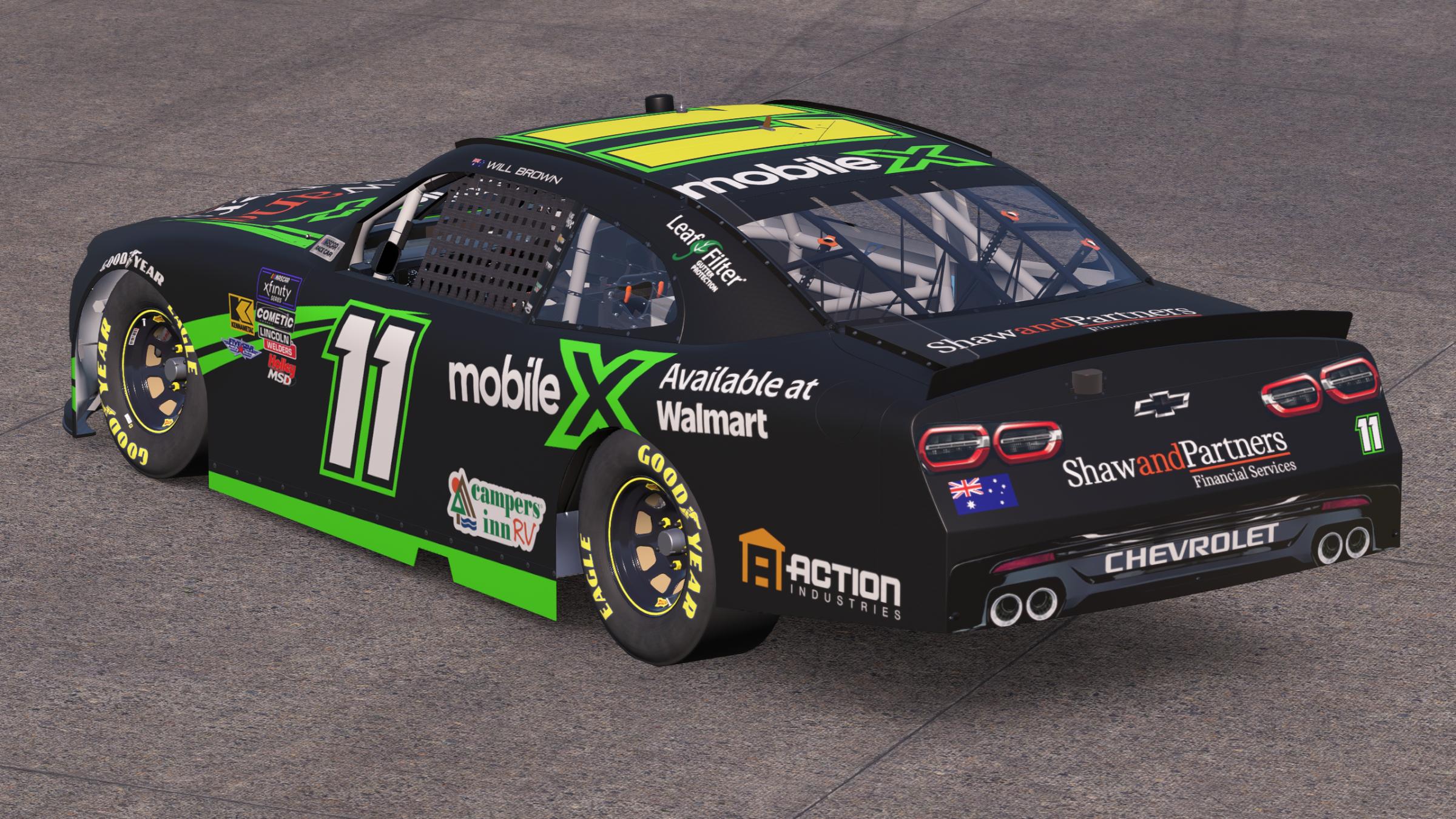 Preview of Will Brown Kaulig Racing Mobile X Shaw and Partners by Mick J.