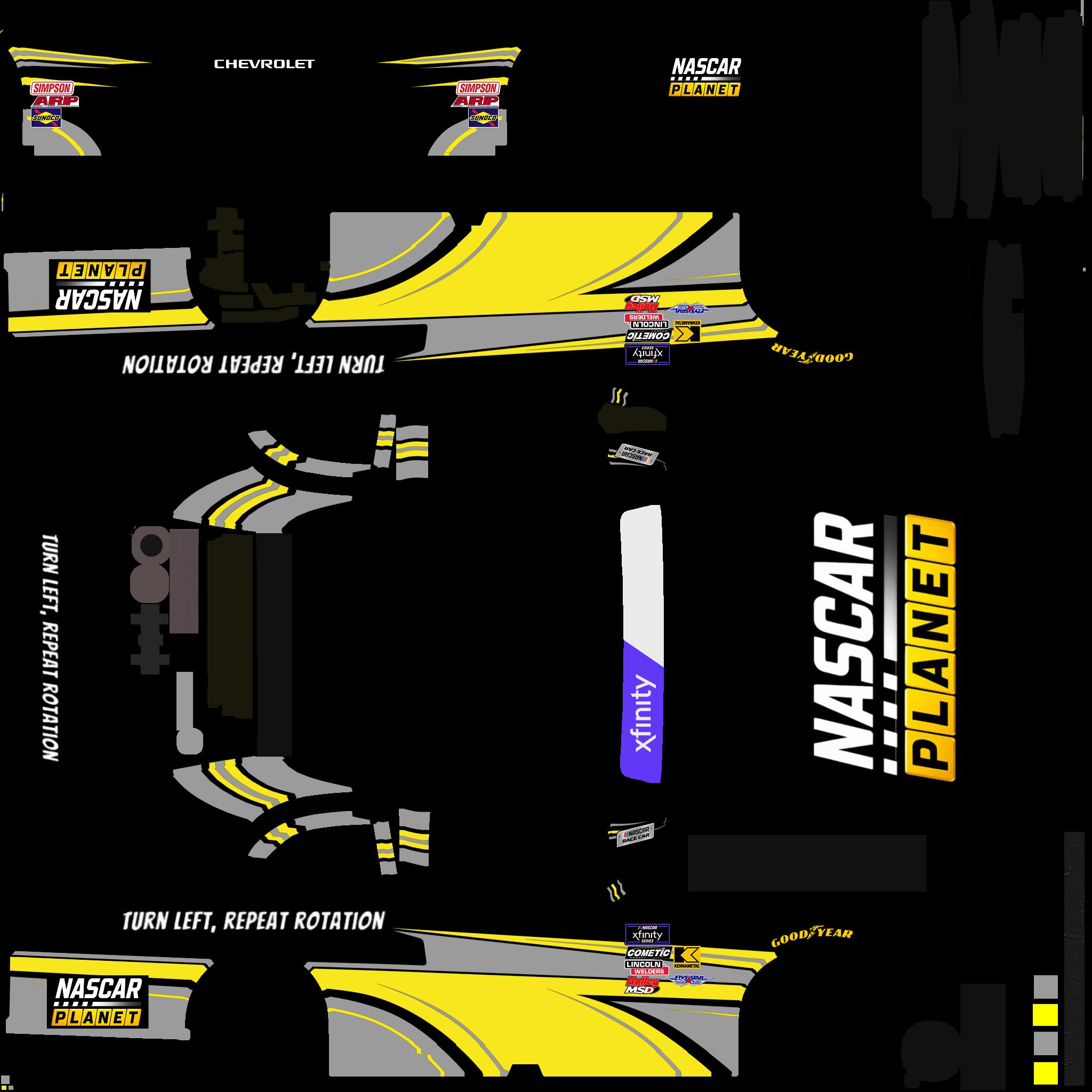 Preview of BRM NASCAR PLANET NXS CHEVY by John Brassard