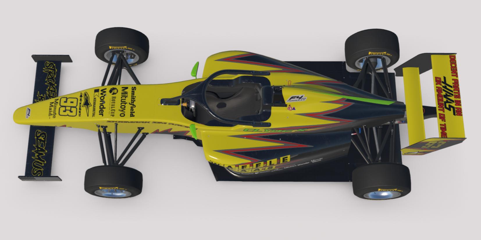 Preview of Clydes Waffle Haas F4 Livery by Clyde Simmons