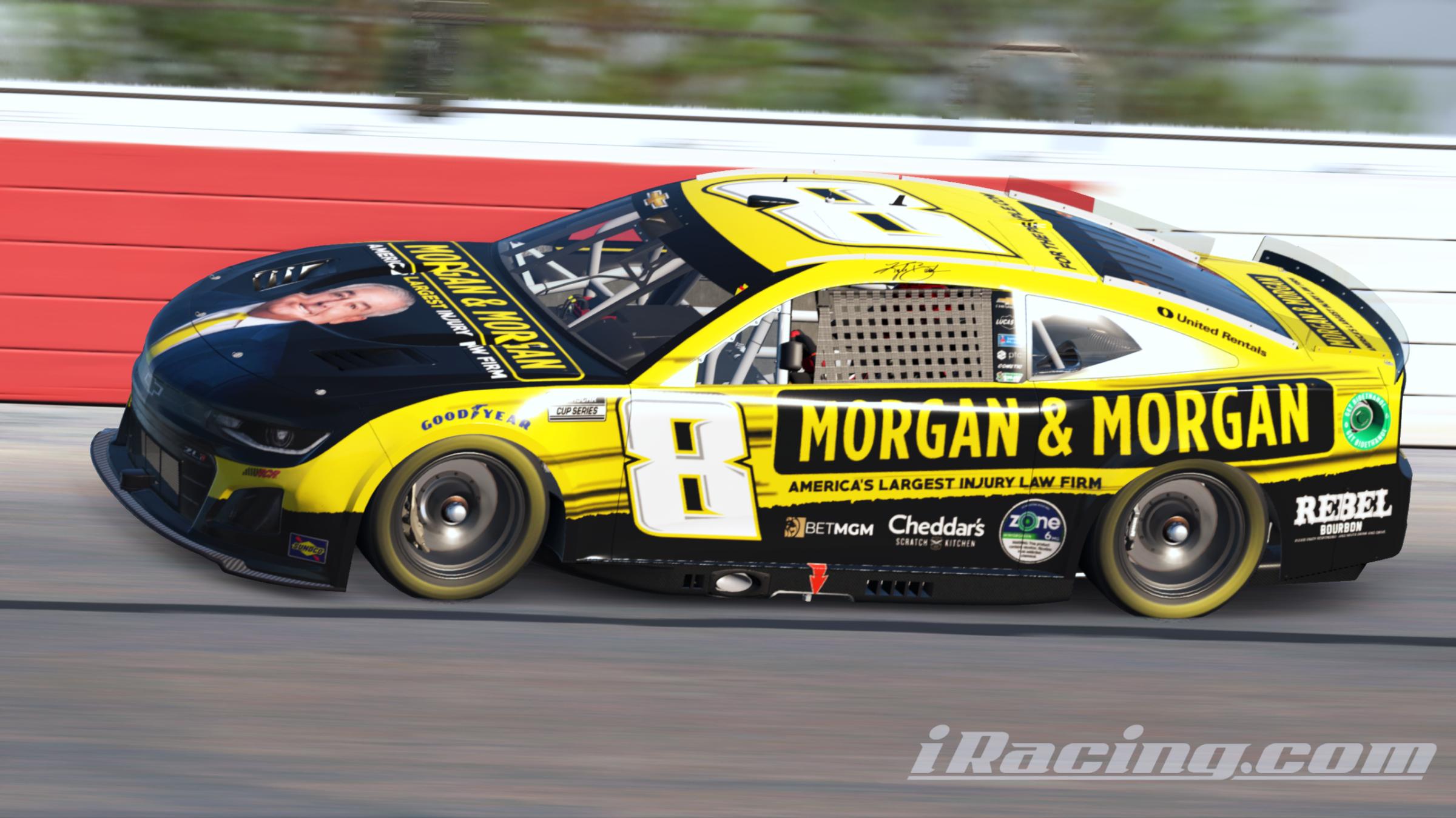 Preview of Kyle Busch 2025 Morgan & Morgan (Sim #) by Gary P.