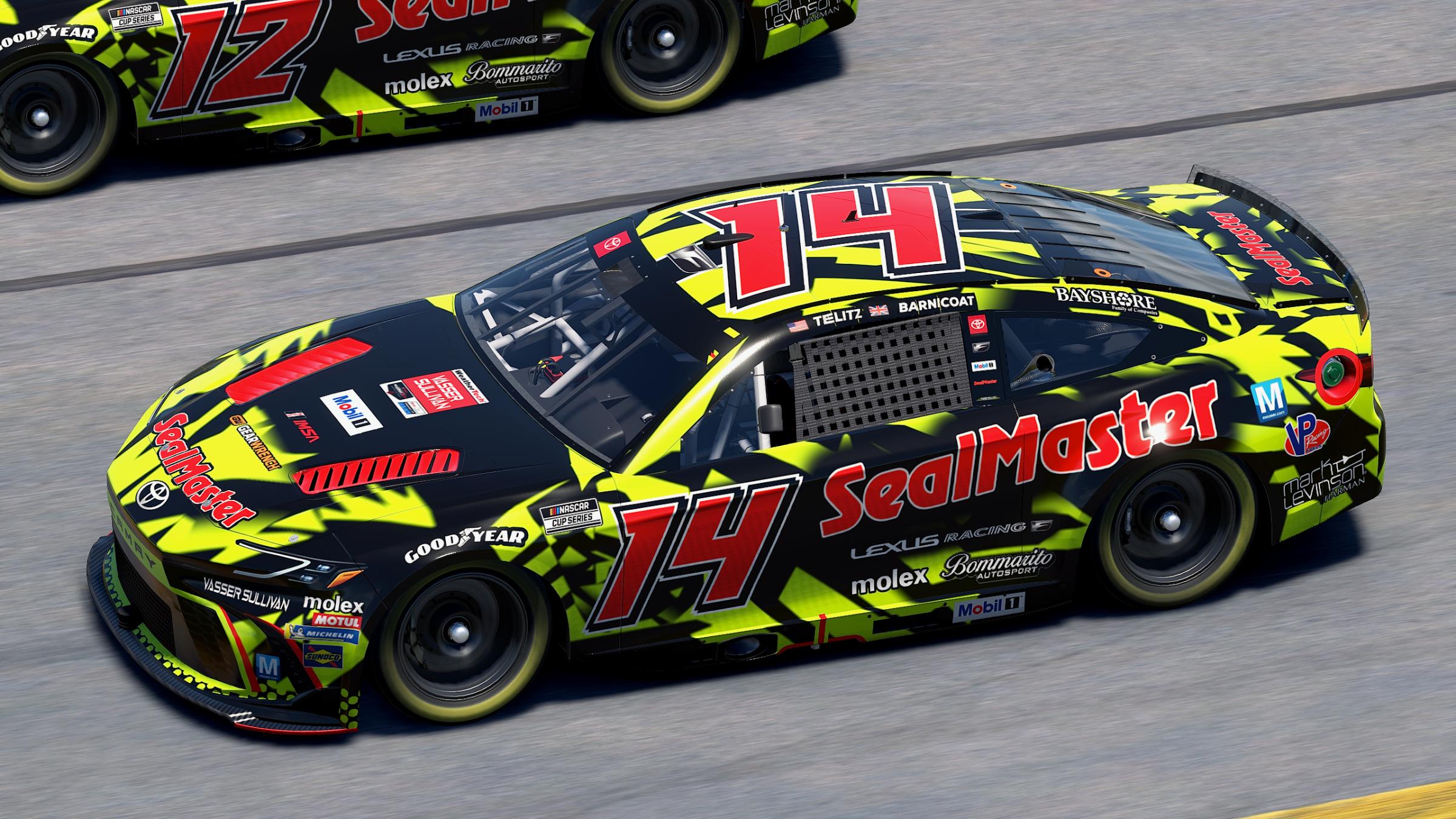 Preview of Vasser Sullivan Racing 2025 Sealmaster Car 14 (Custom Numbers) by Aledam Contreras