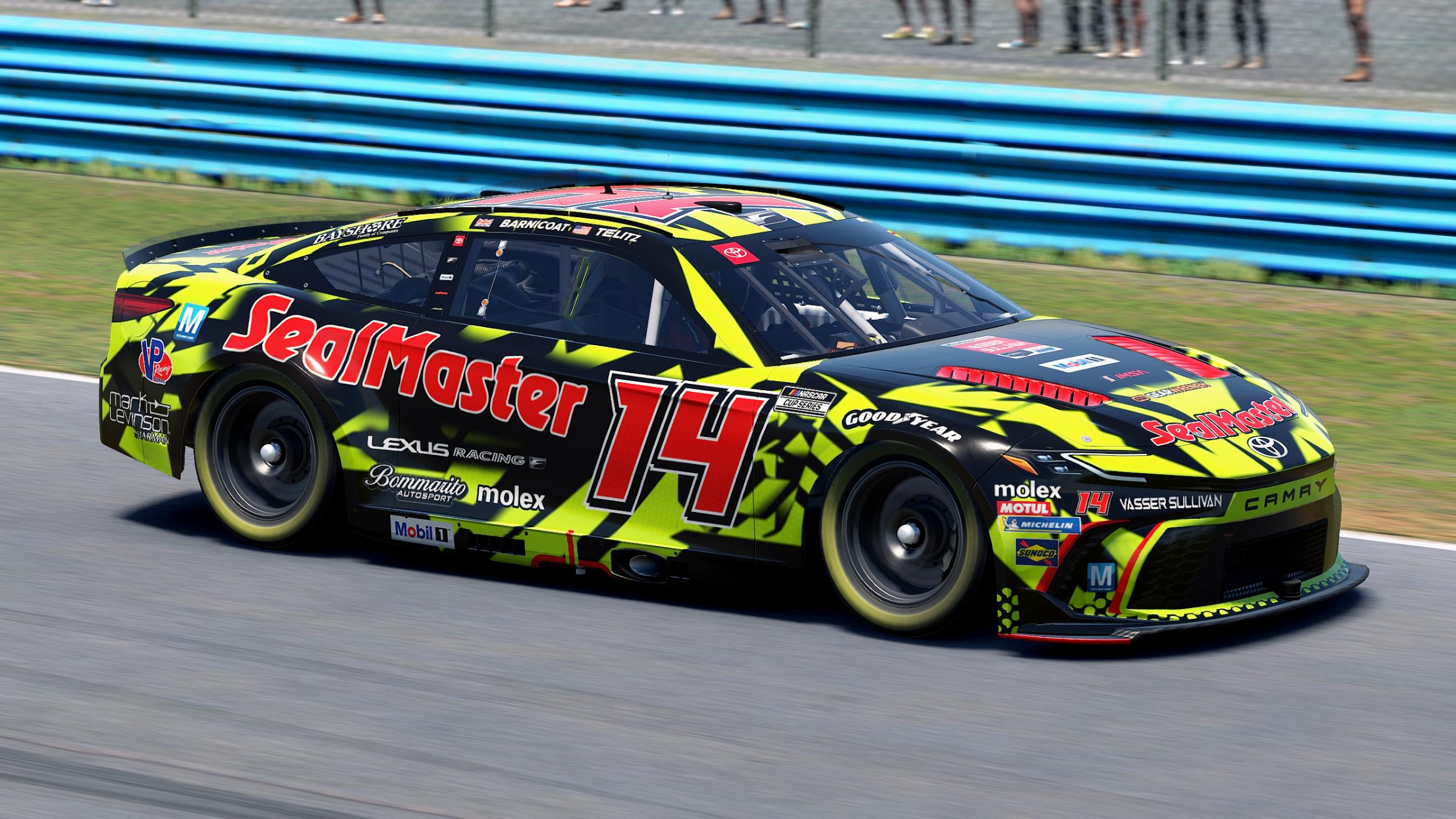 Preview of Vasser Sullivan Racing 2025 Sealmaster Car 14 (Custom Numbers) by Aledam Contreras