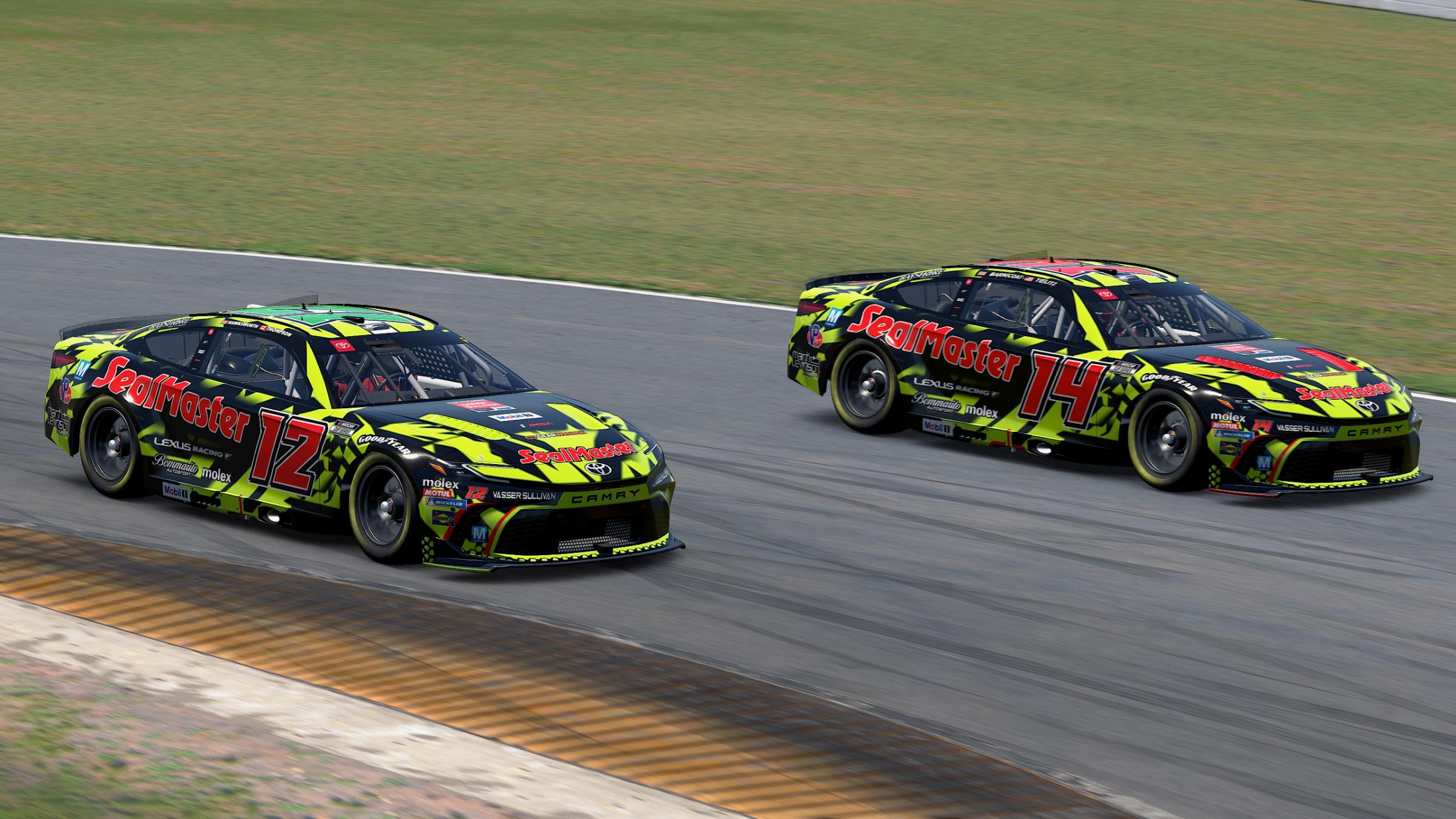 Preview of Vasser Sullivan Racing 2025 Sealmaster Car 14 (Custom Numbers) by Aledam Contreras