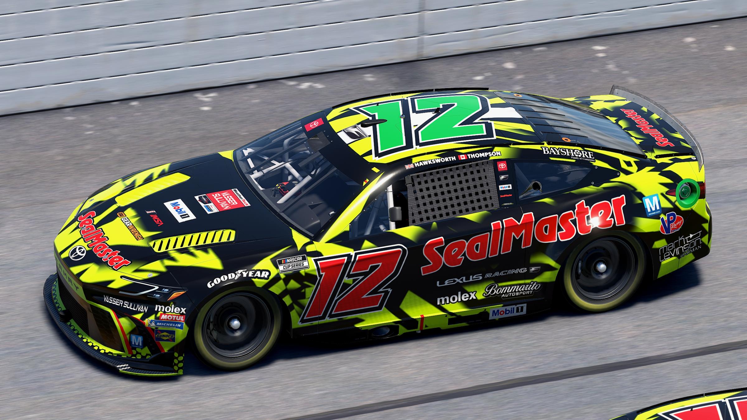 Preview of Vasser Sullivan Racing 2025 Sealmaster Car 12 (No Numbers) by Aledam Contreras