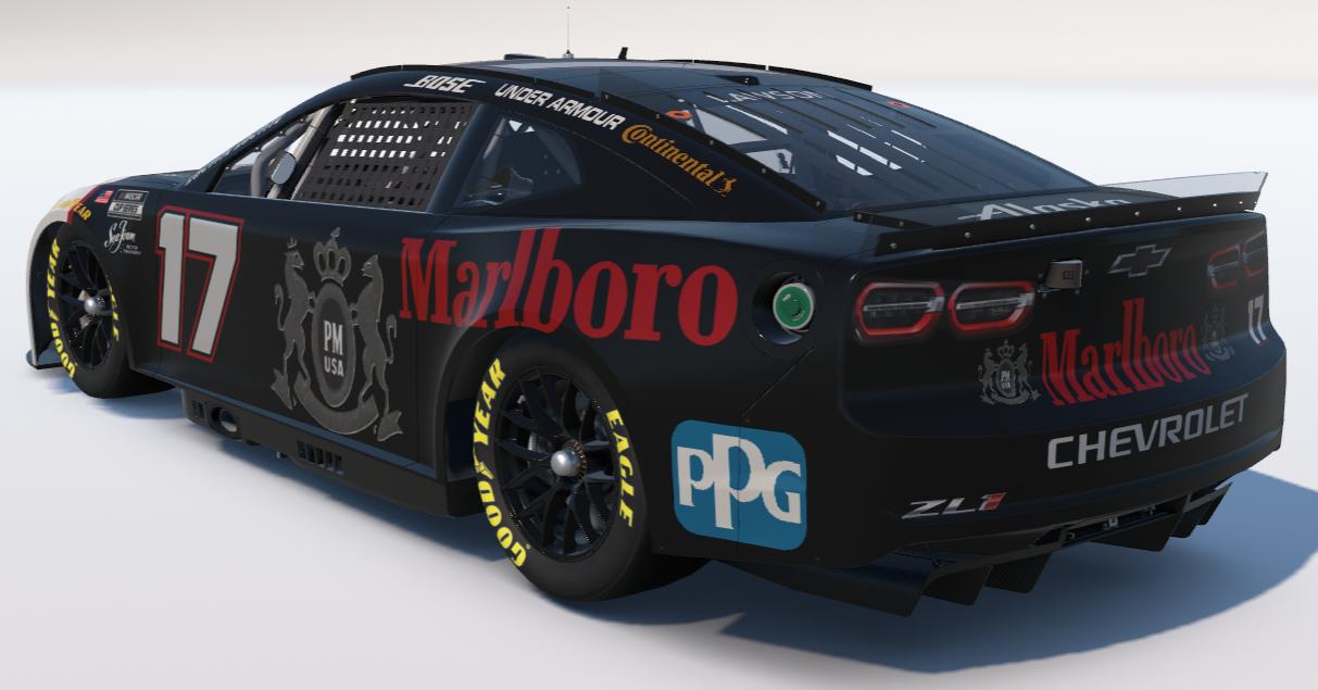 Marlboro Black NASCAR Cup Series Next Gen Camaro ZL1 by Ronald
