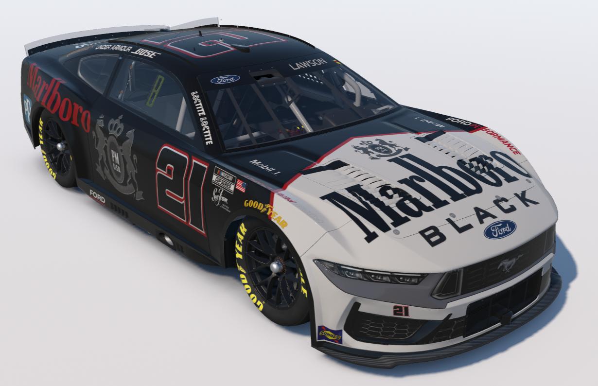 Preview of Marlboro Black NASCAR Cup Series Next Gen Ford Mustang by Ronald Lawson2