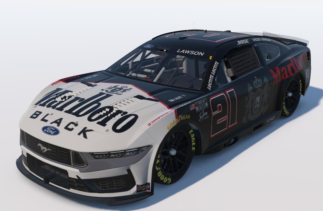 Preview of Marlboro Black NASCAR Cup Series Next Gen Ford Mustang by Ronald Lawson2