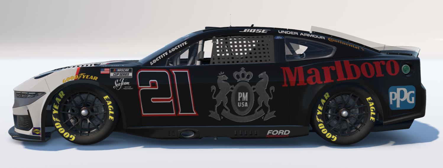 Preview of Marlboro Black NASCAR Cup Series Next Gen Ford Mustang by Ronald Lawson2