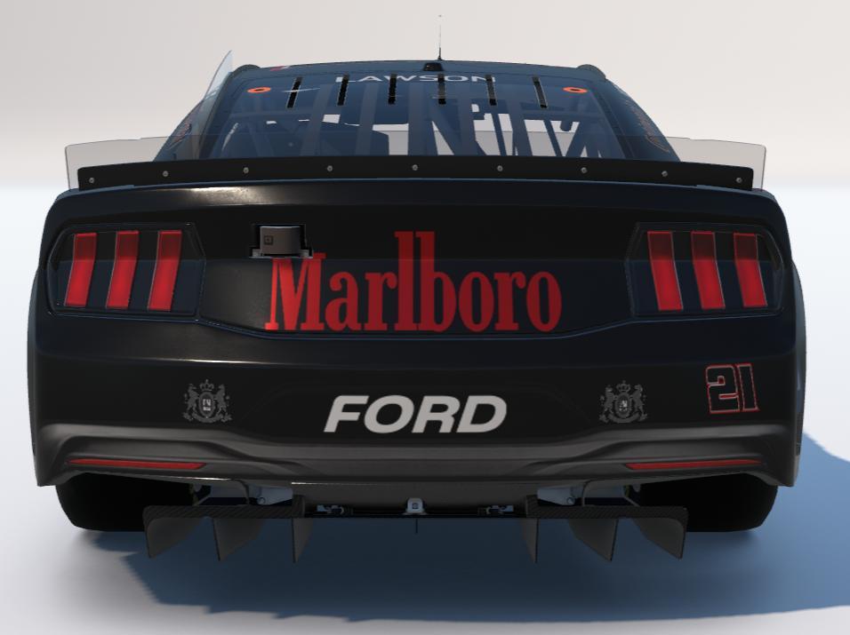 Preview of Marlboro Black NASCAR Cup Series Next Gen Ford Mustang by Ronald Lawson2