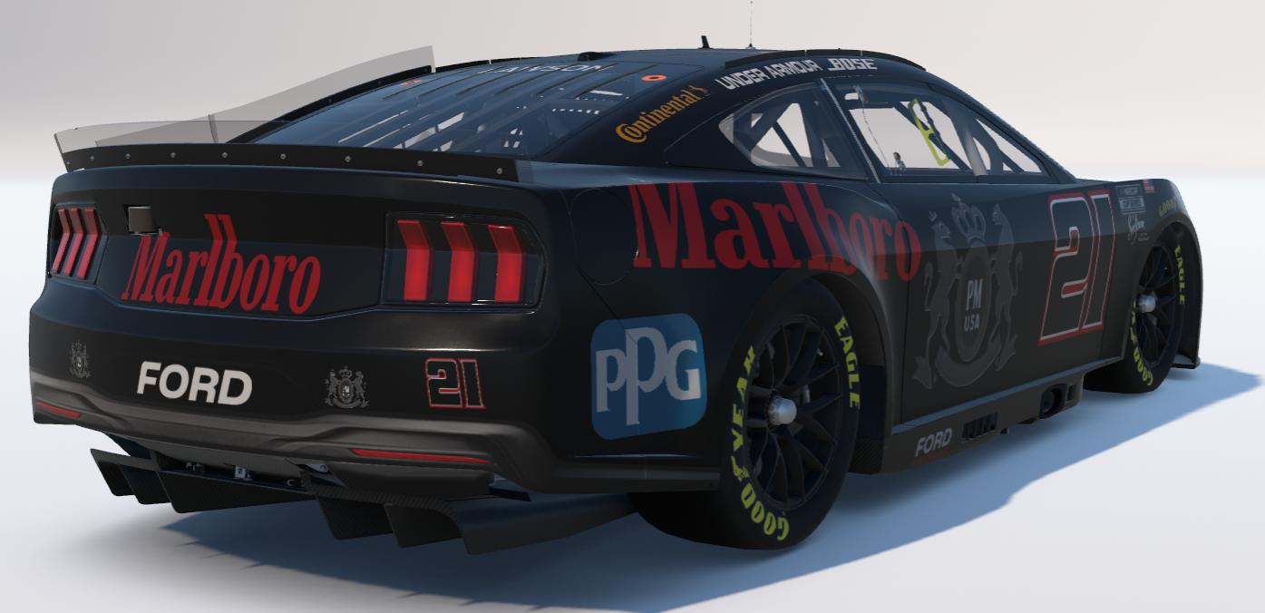 Preview of Marlboro Black NASCAR Cup Series Next Gen Ford Mustang by Ronald Lawson2